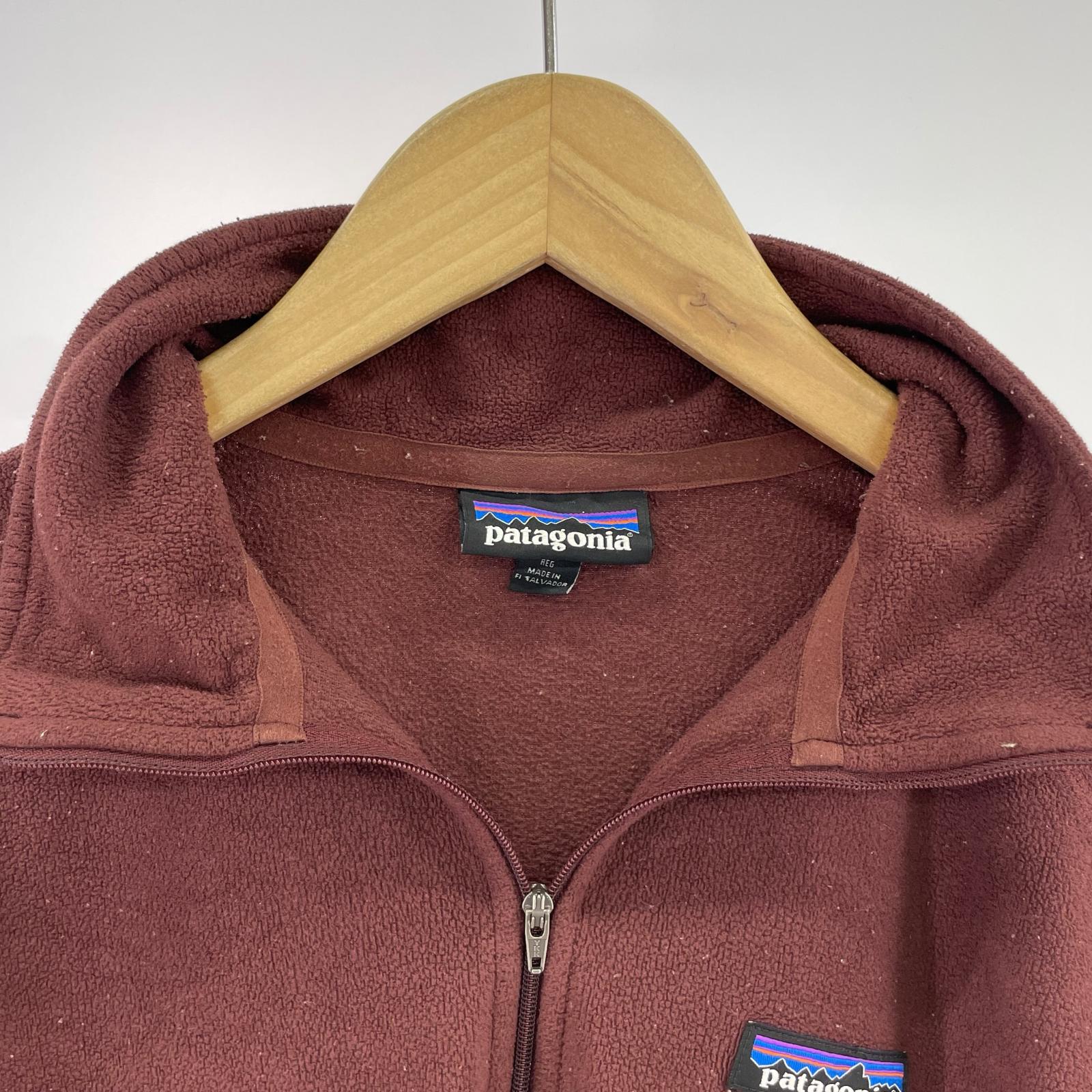 ジャケット フリース ハーフジップ ワインレッド(M) M ワインレッド