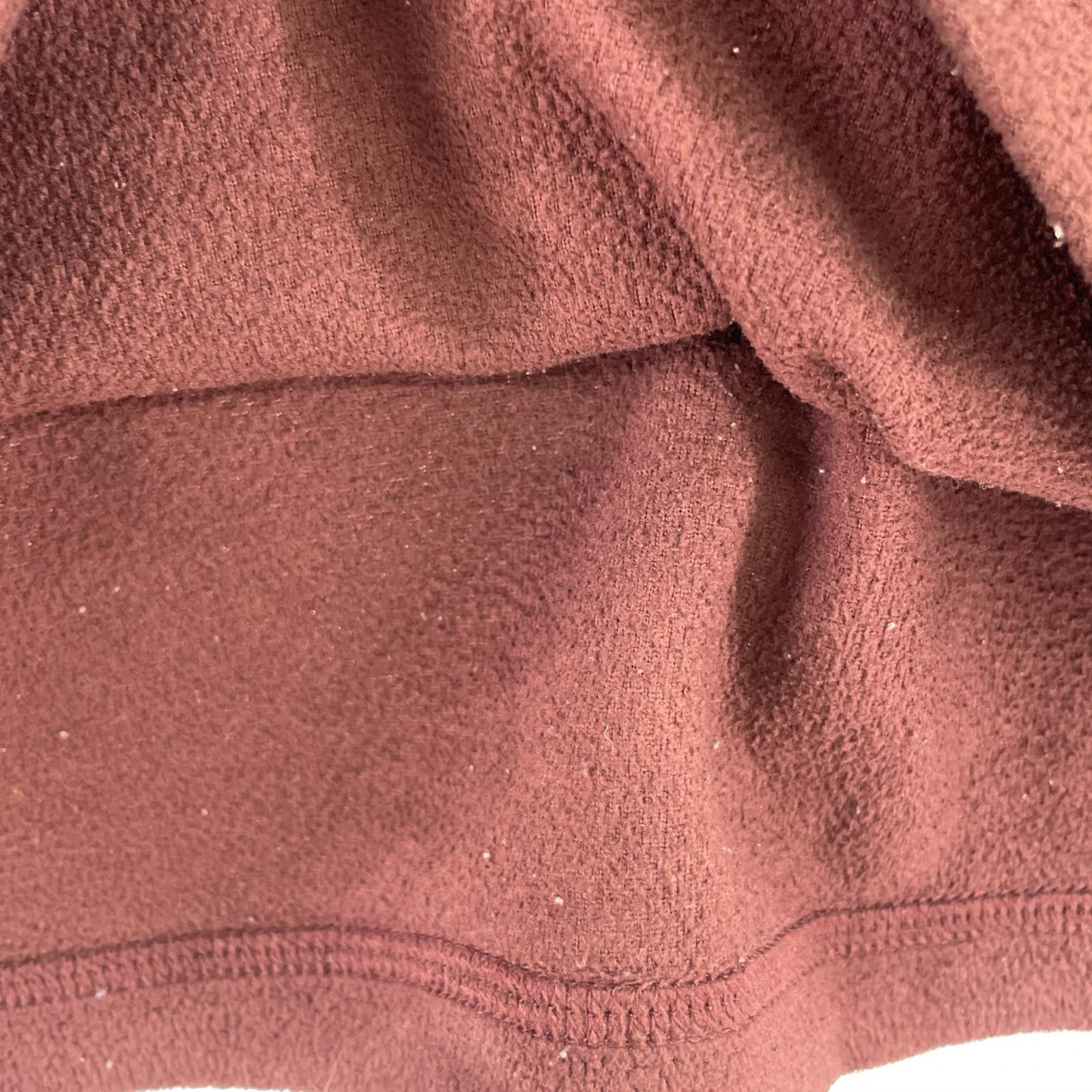 ジャケット フリース ハーフジップ ワインレッド(M) M ワインレッド