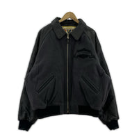 ジャケット レザー切替ジャケット XXL ブラック