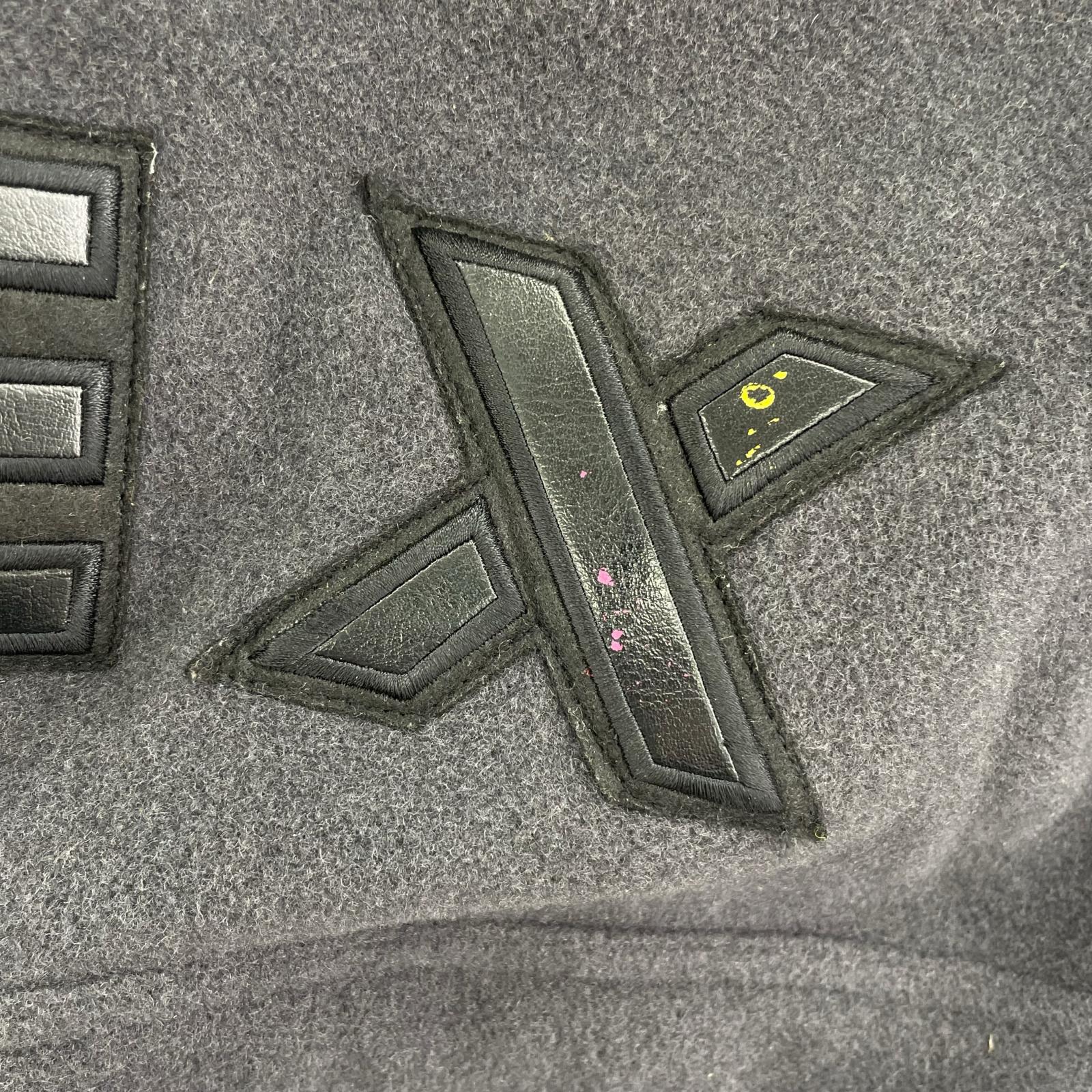 ジャケット レザー切替ジャケット XXL ブラック