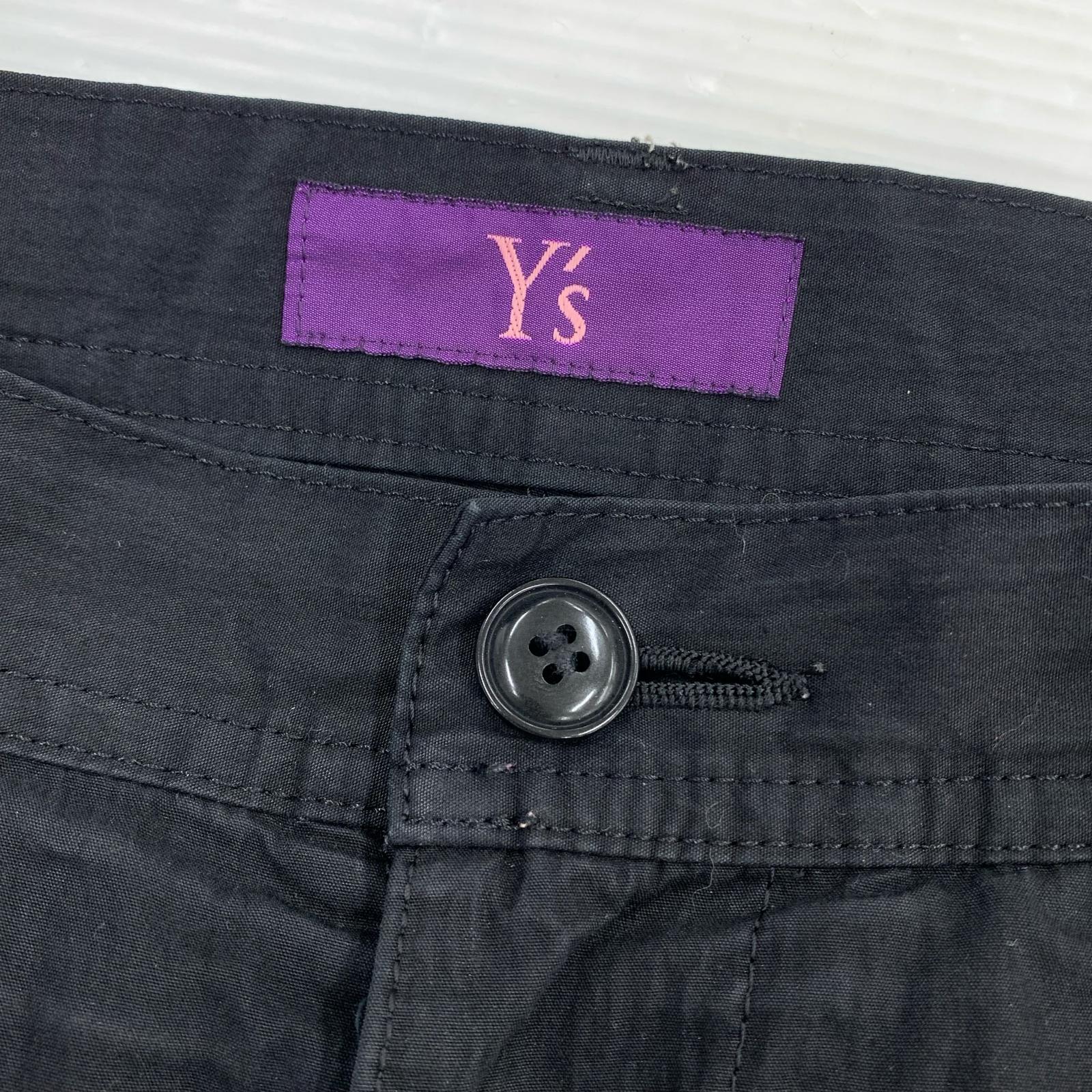 パンツ 2000ss カーゴポケット クロップドパンツ ブラック