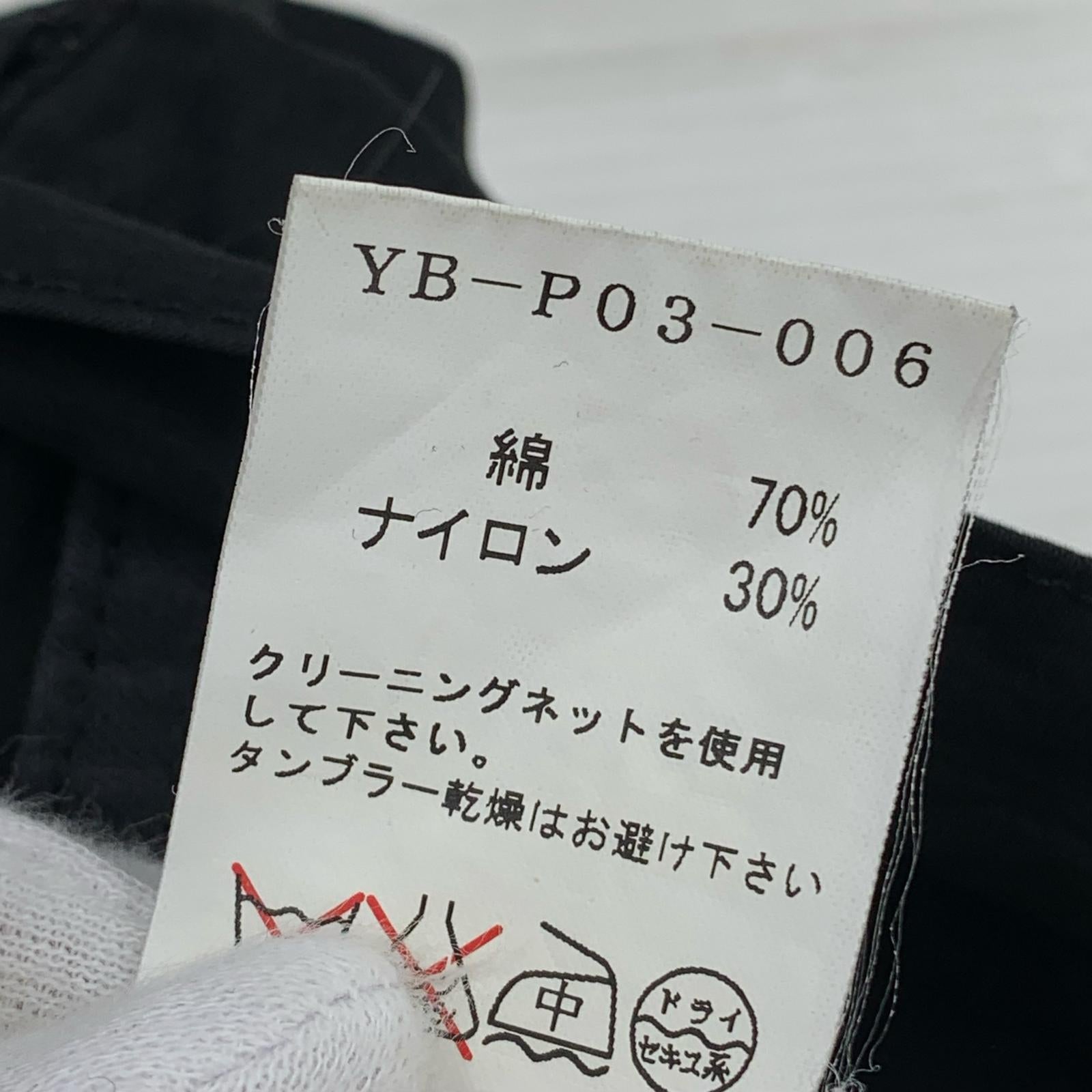 パンツ 2000ss カーゴポケット クロップドパンツ ブラック