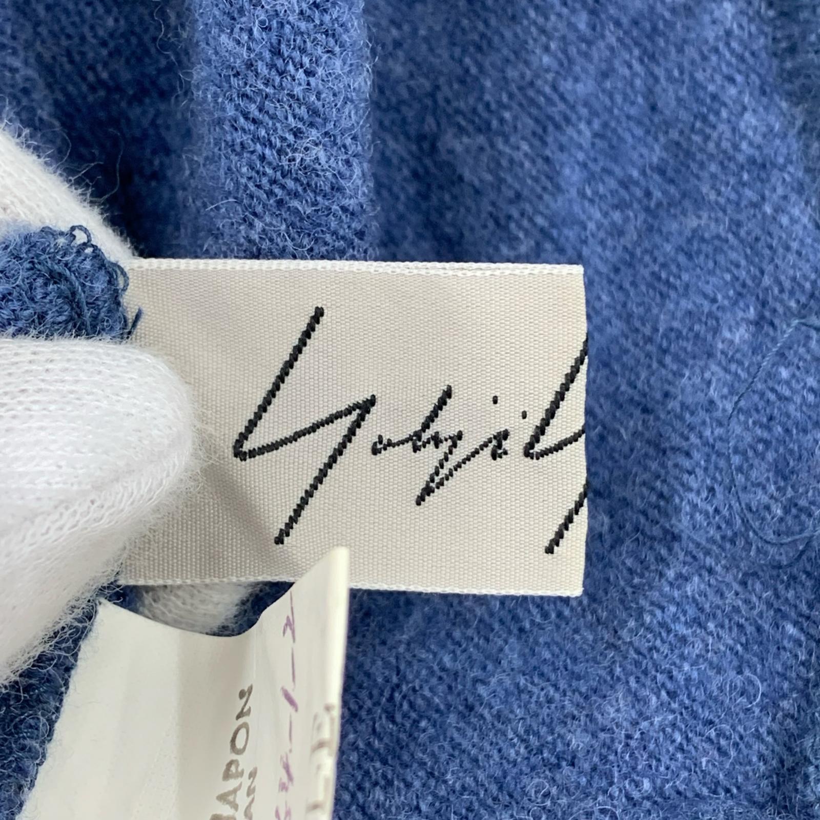 ニット S/S フード付 ブルー ブルー