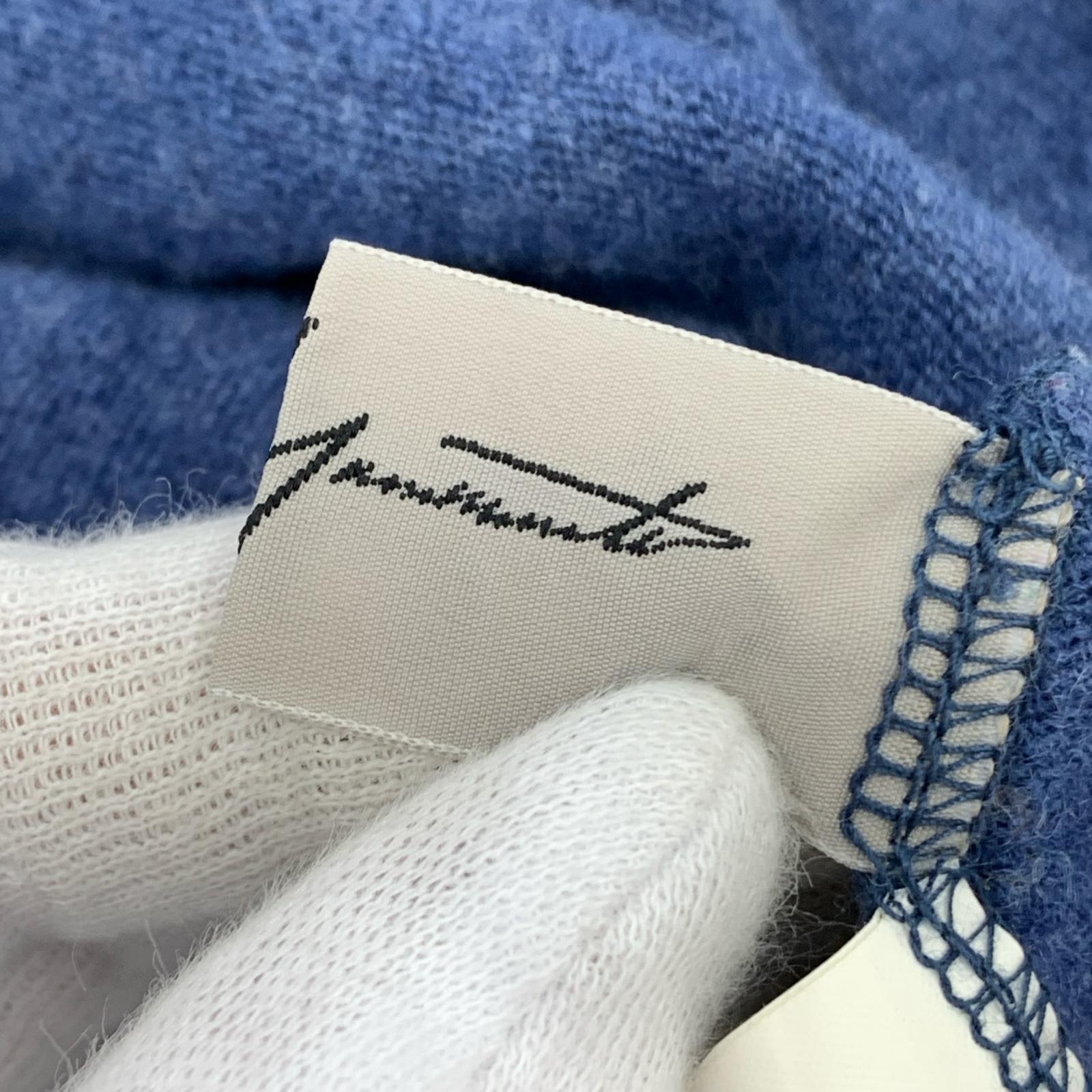 ニット S/S フード付 ブルー ブルー