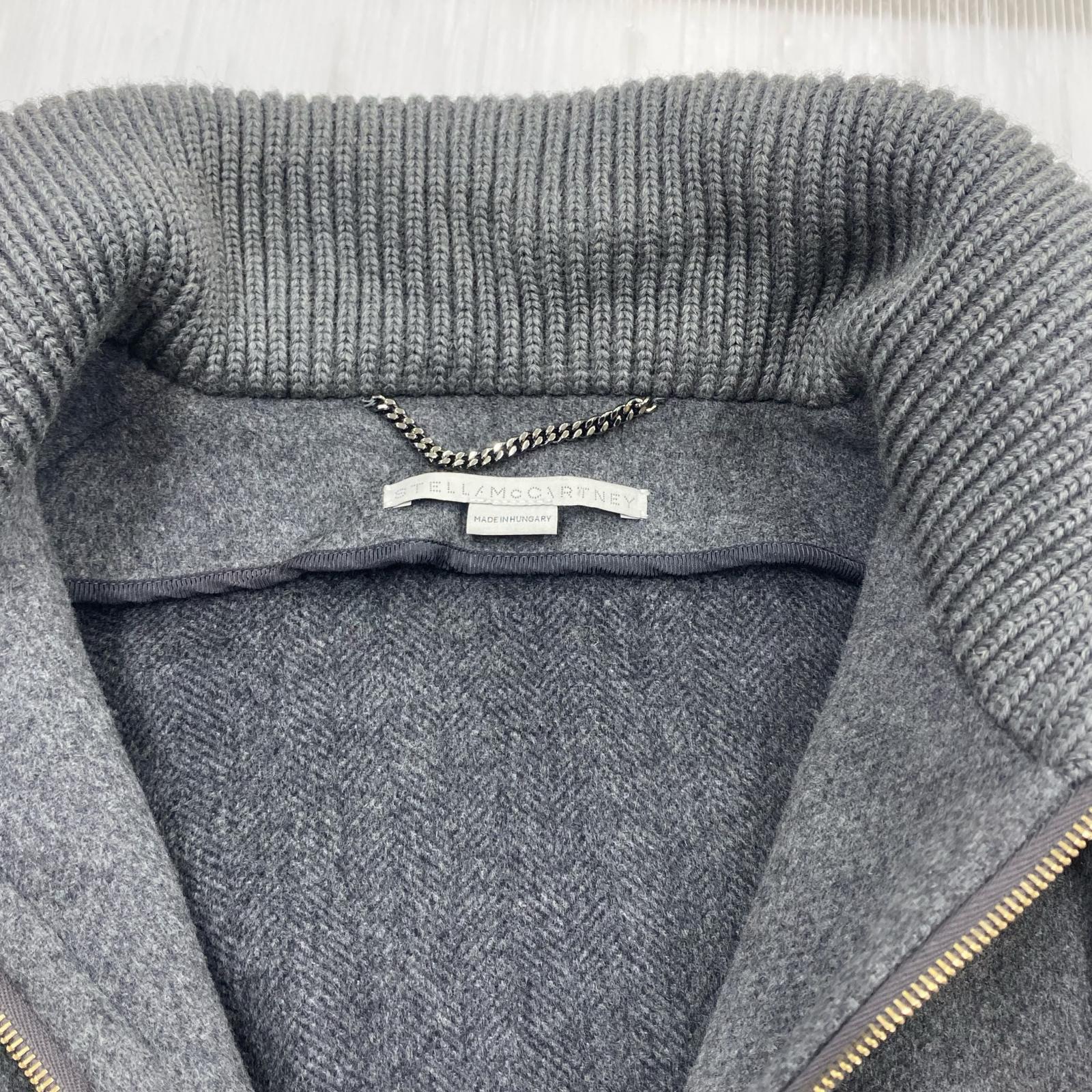 ジャケット ジップアップ ポンチョ グレー (40) グレー