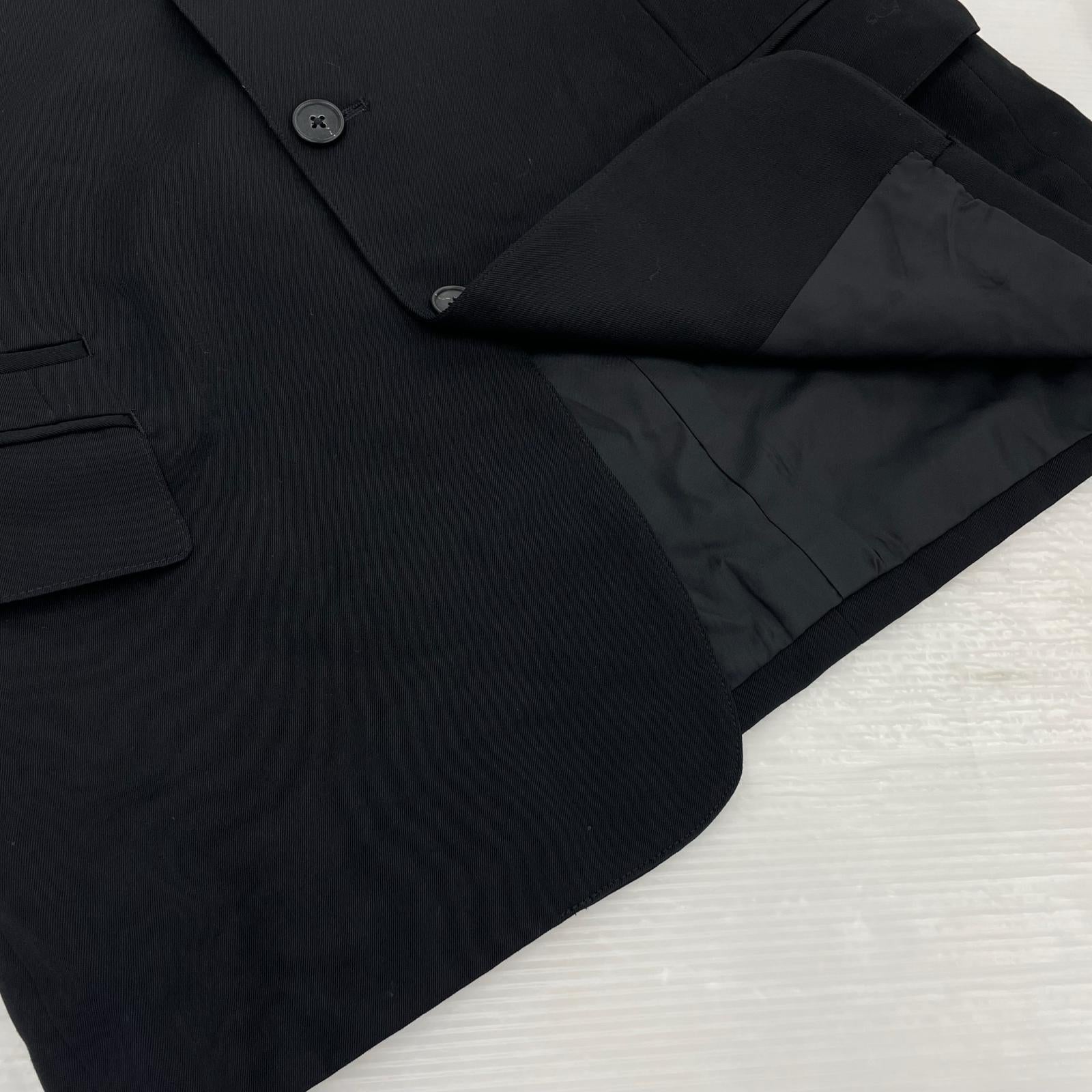 ジャケット Y’s for men LQ ウールギャバテーラードジャケット M 黒 M ブラック