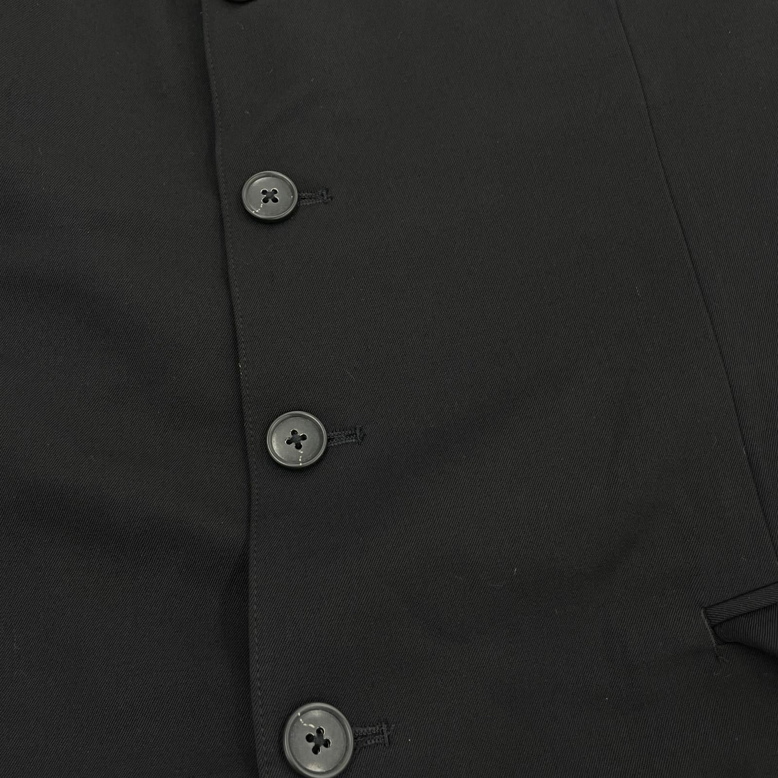 ジャケット Y’s for men LQ ウールギャバテーラードジャケット M 黒 M ブラック