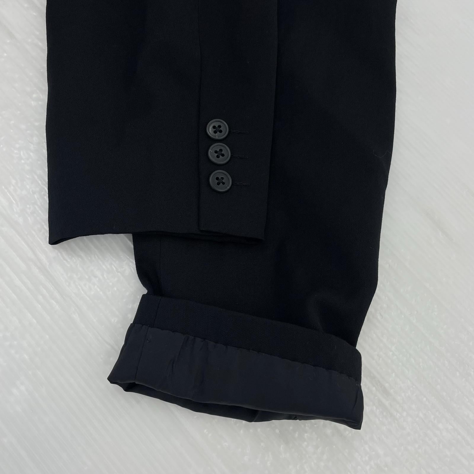 ジャケット Y’s for men LQ ウールギャバテーラードジャケット M 黒 M ブラック