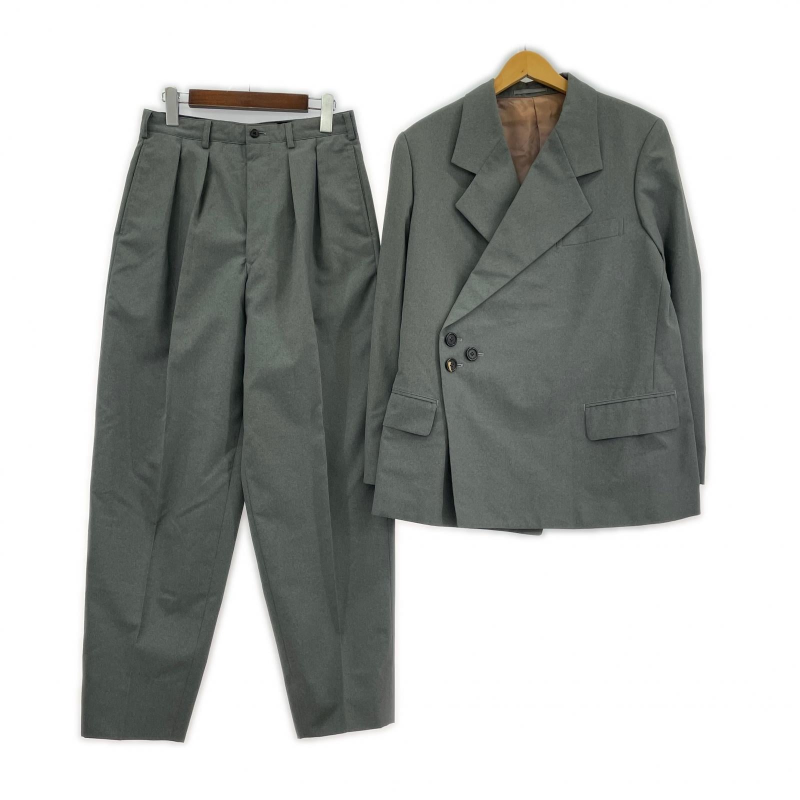 ジャケット Y’s for men LQ デザインボタンセットアップ グレー グレー