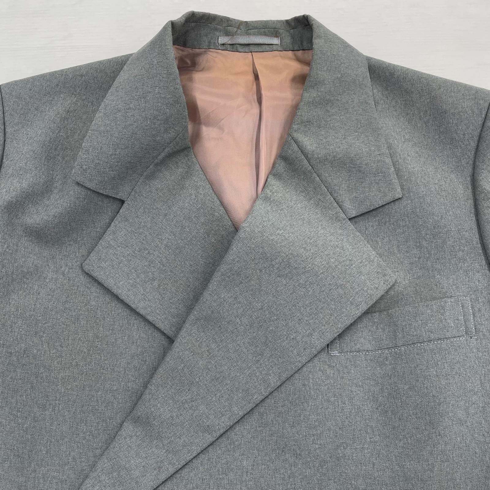 ジャケット Y’s for men LQ デザインボタンセットアップ グレー グレー