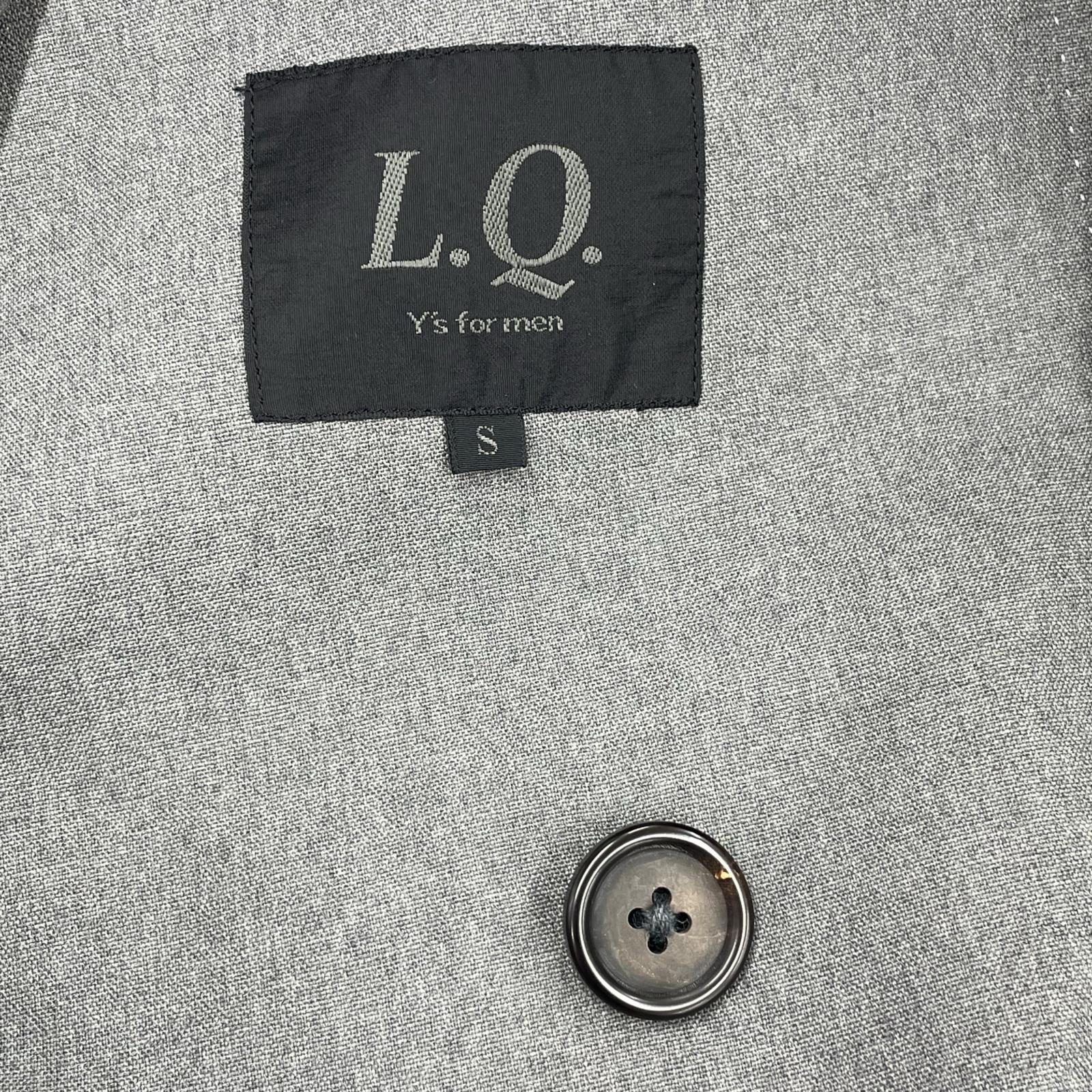 ジャケット Y’s for men LQ デザインボタンセットアップ グレー グレー