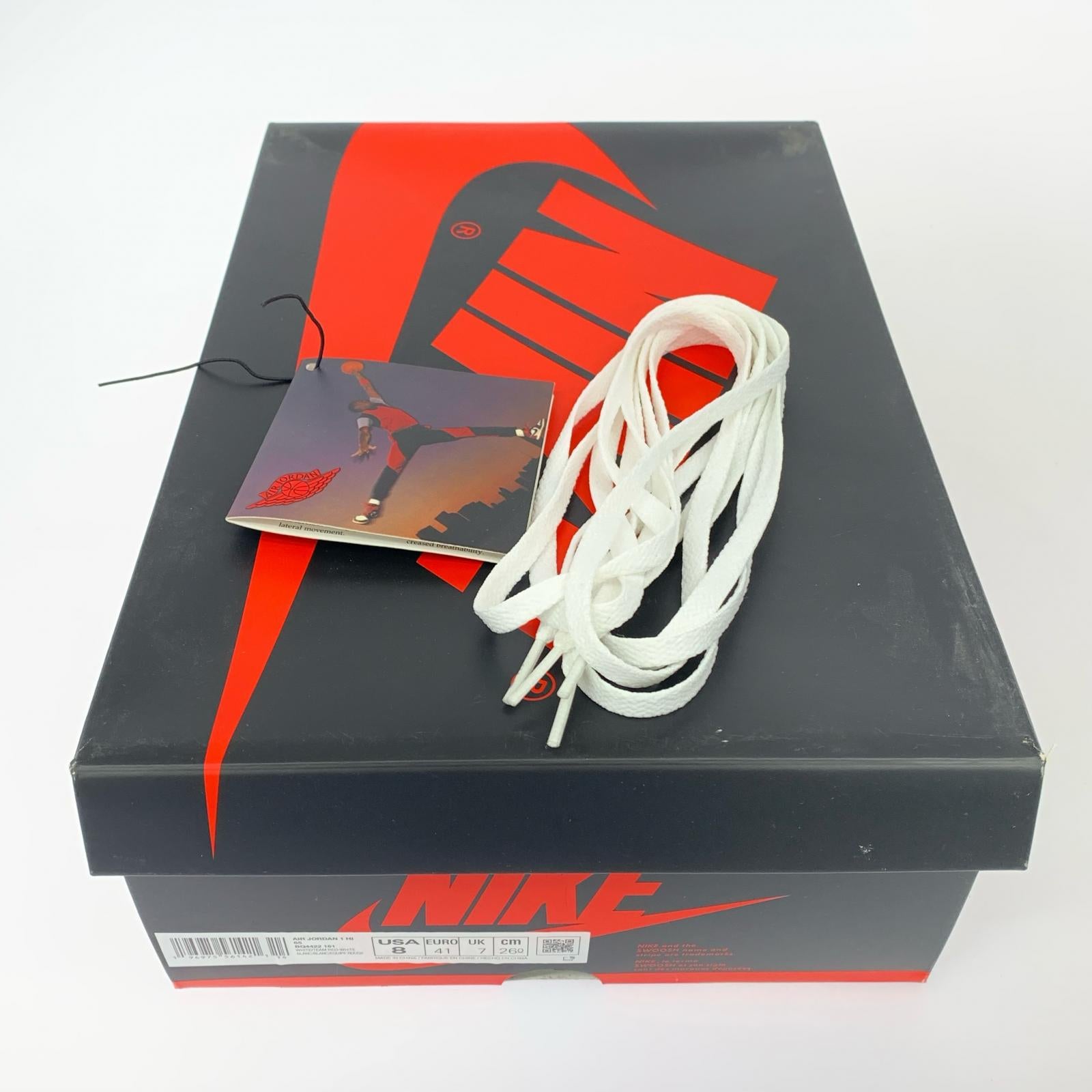 スニーカー Air Jordan 1 High 85 Metallic Burgundy 26cm (US8 UK7 1/2 EU42) ホワイト