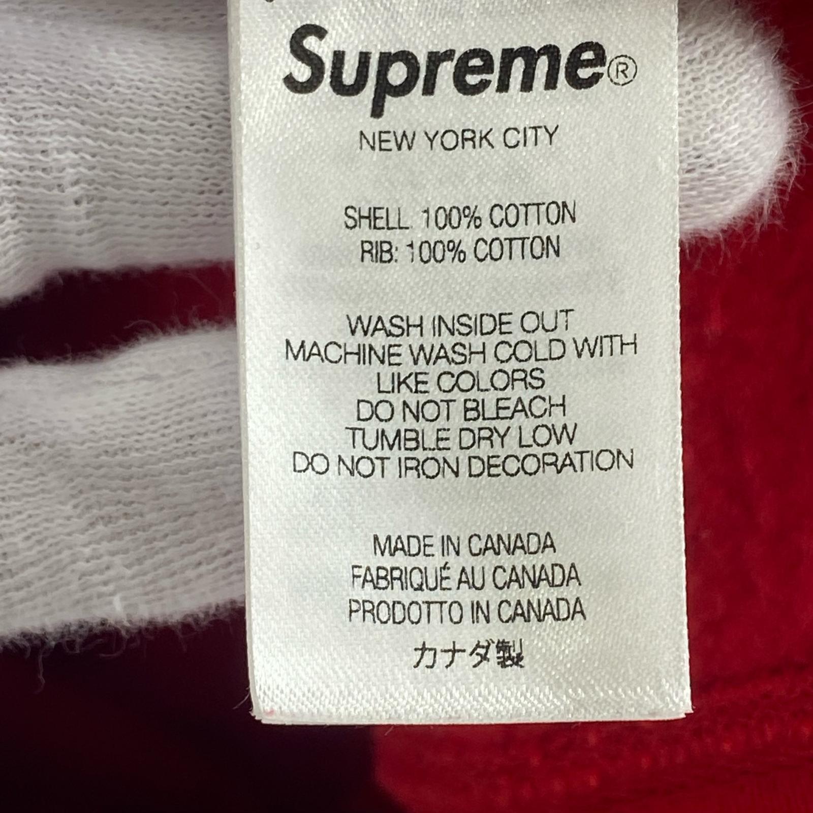 スウェット seoul small logo hoodie L レッド