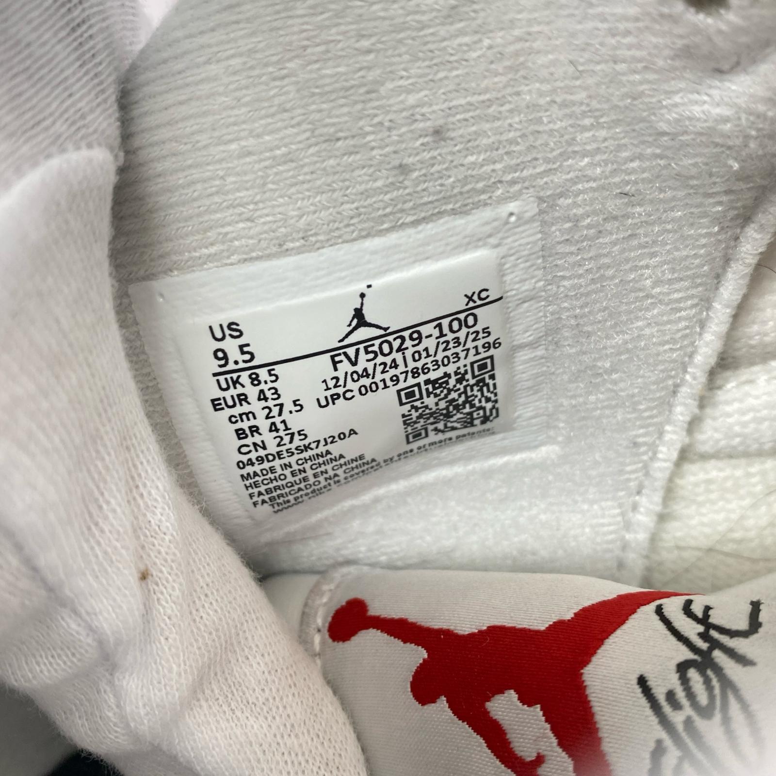 スニーカー Air Jordan 4 Retro(27.5) 27.5cm (US9 1/2 UK9 EU45) ホワイト