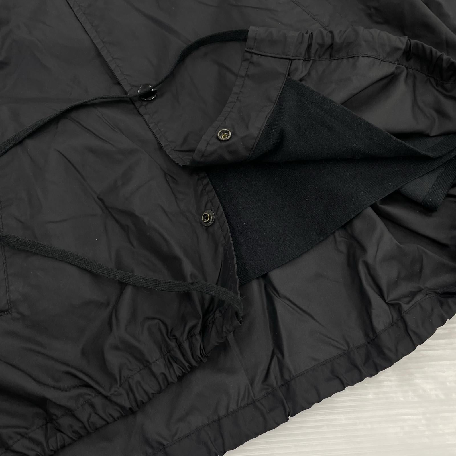 ジャケット ×NIKE NAYLON TAFFETA HOODIE JACKET ブラック