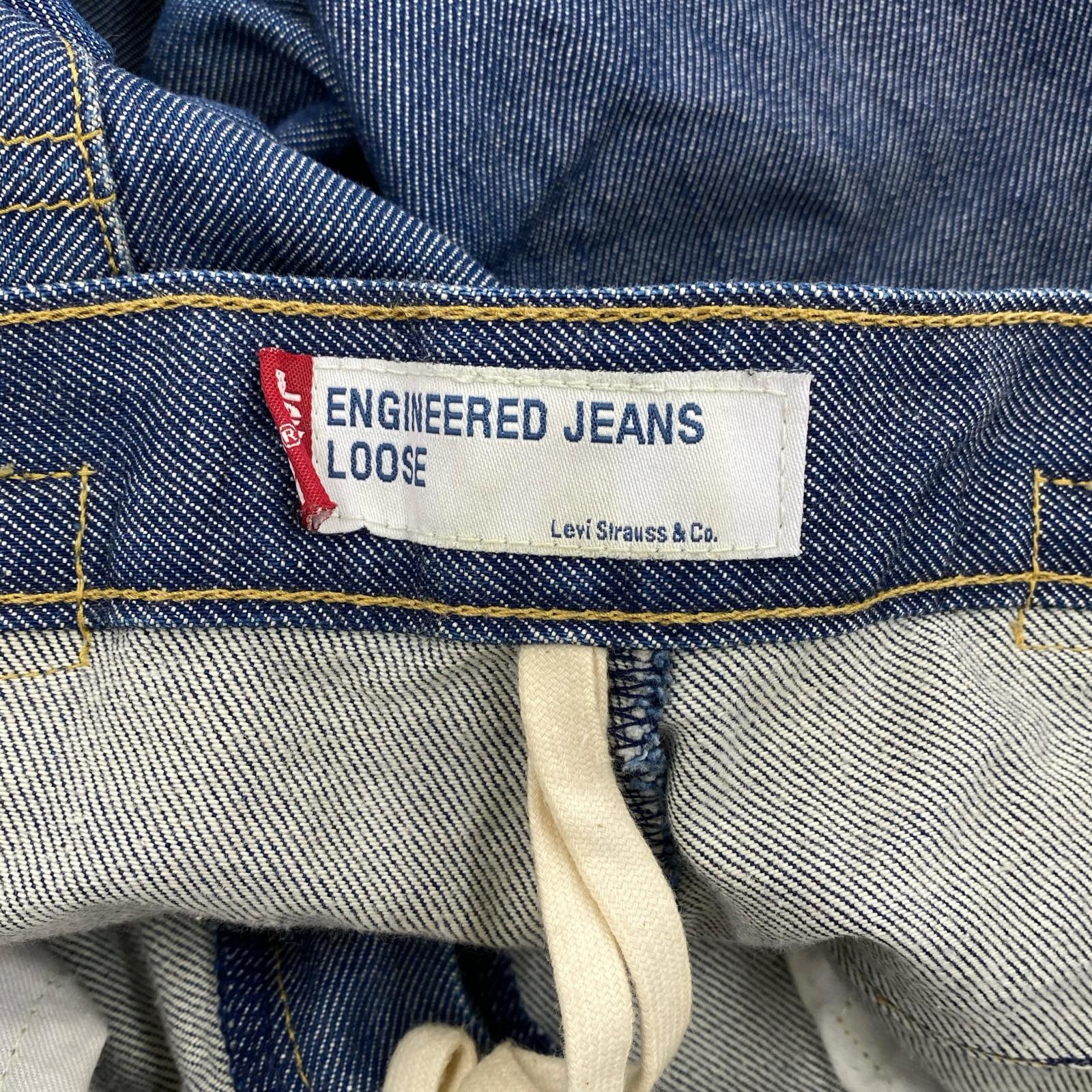パンツ Levi's Engineered Jeans LOOSE W33 シンチバック ブルー
