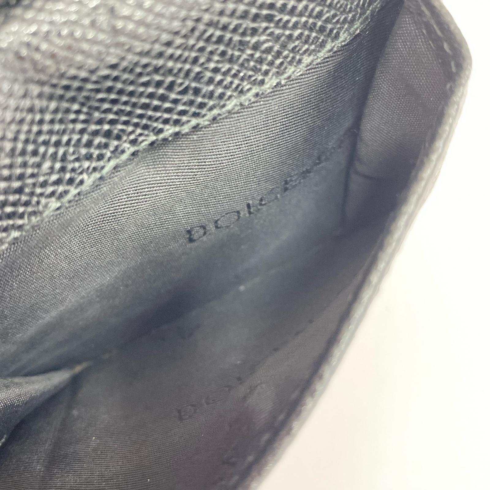コンパクトウォレット レオパード財布 ブラック