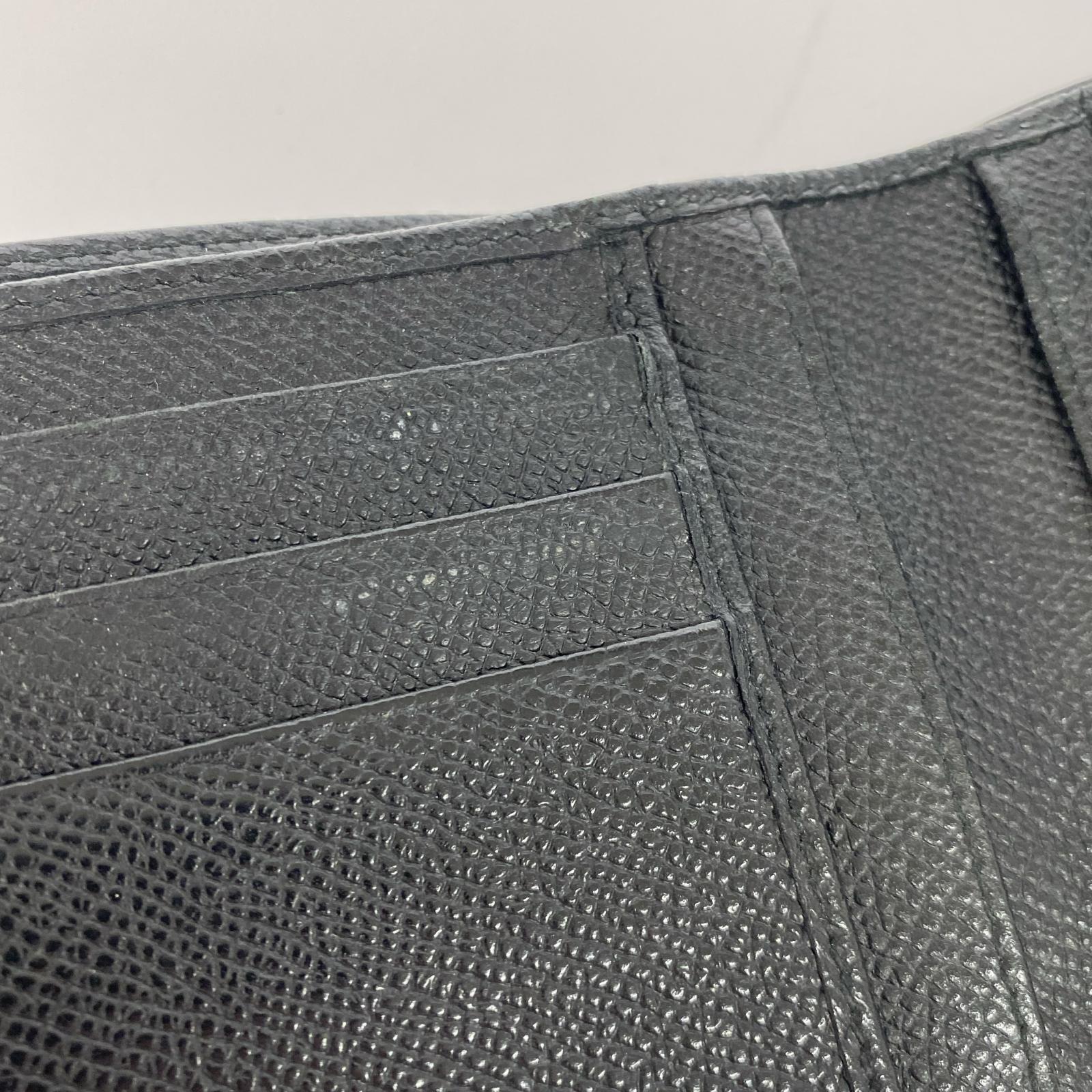 コンパクトウォレット レオパード財布 ブラック