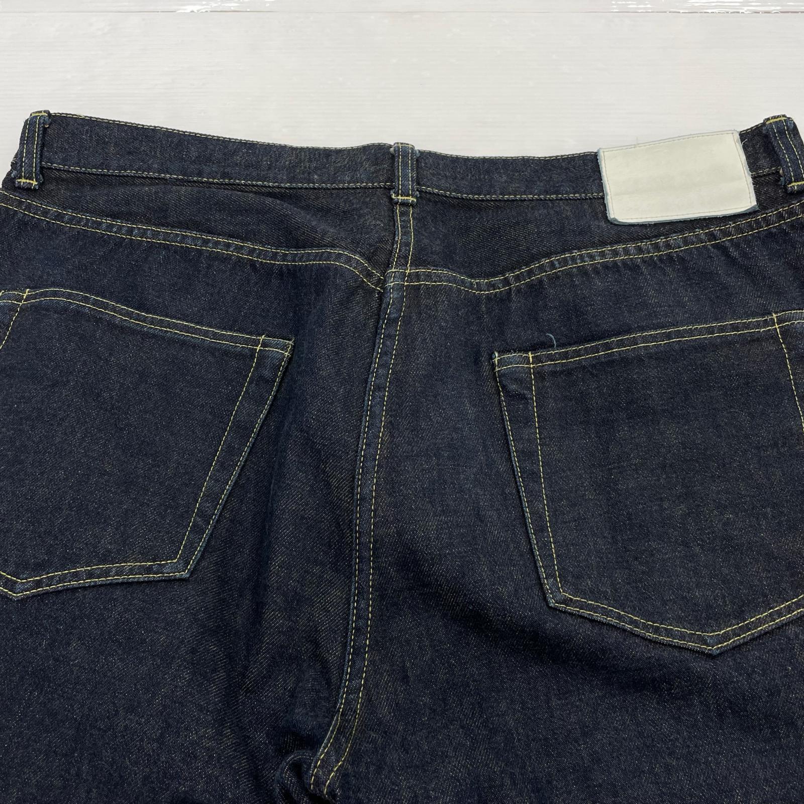 デニムパンツ クラシックロウ ストレートフィット デニムパンツ4120600041-36 36 ネイビー