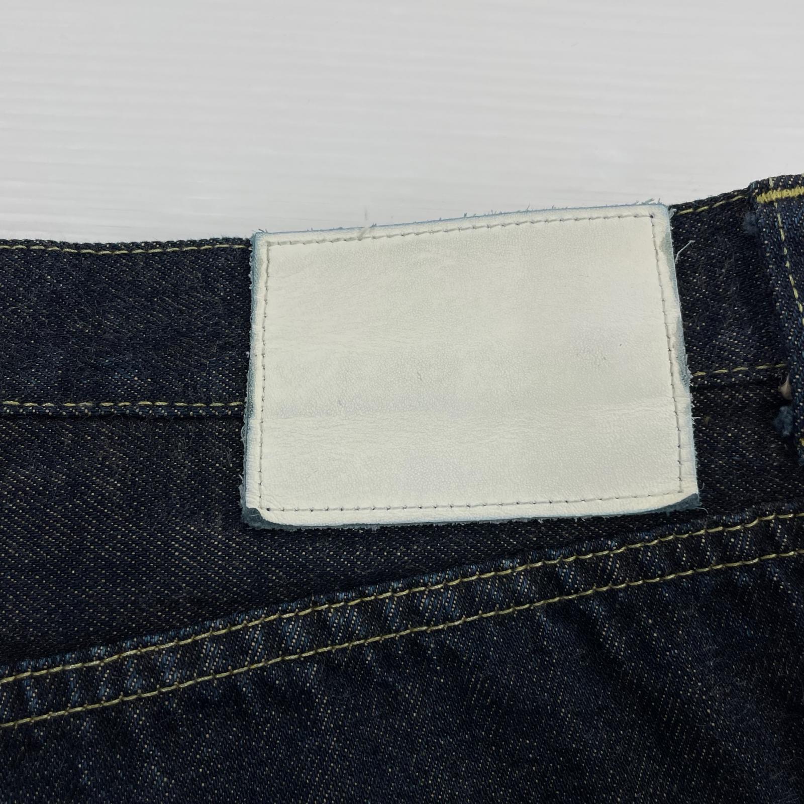 デニムパンツ クラシックロウ ストレートフィット デニムパンツ4120600041-36 36 ネイビー