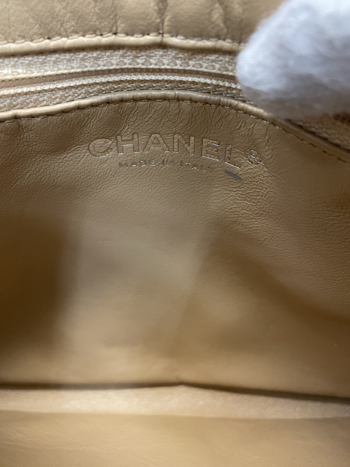 CHANEL マトラッセ チェーンショルダーバッグ ベージュ