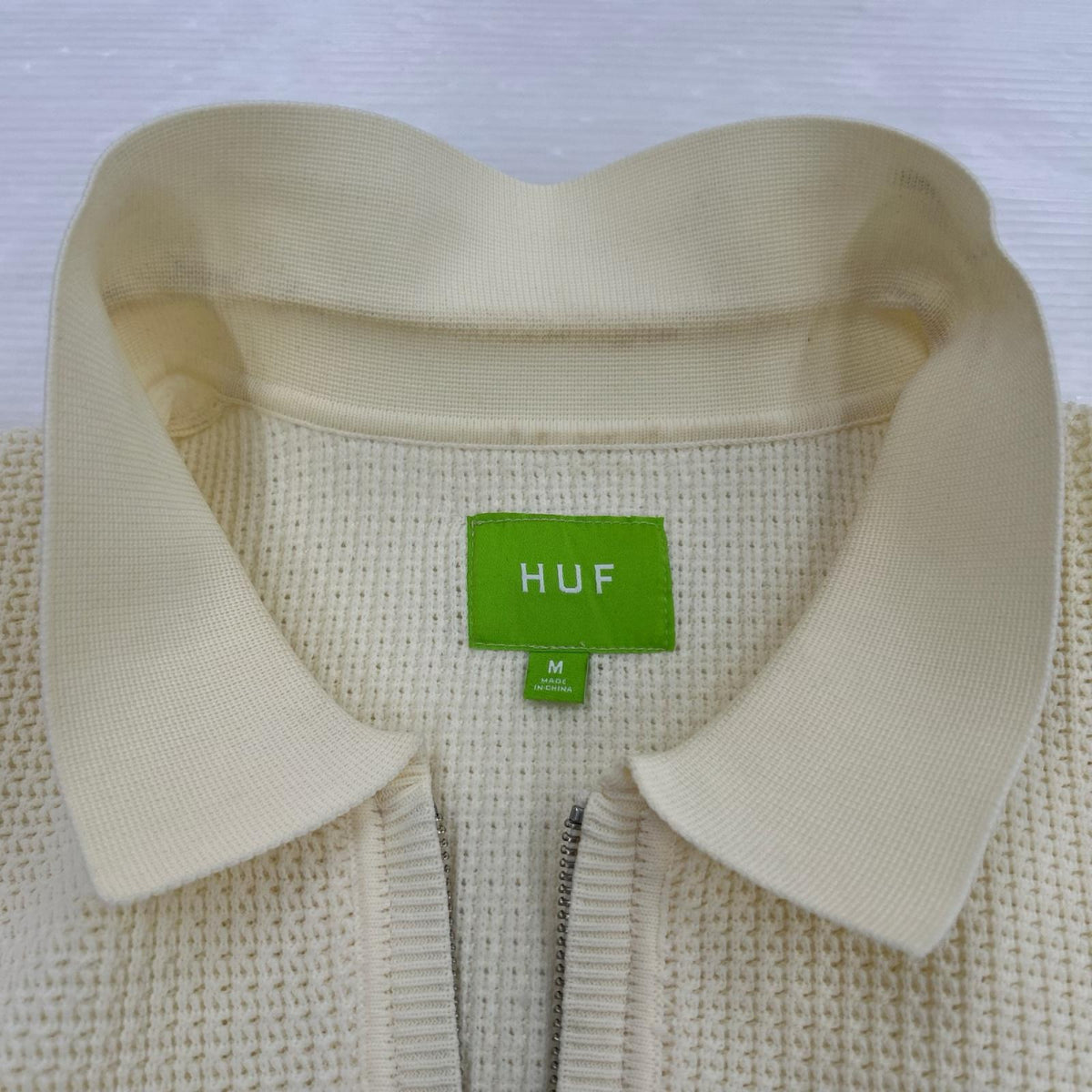 半袖Tシャツ ワッフル ホワイト (M) M ホワイト