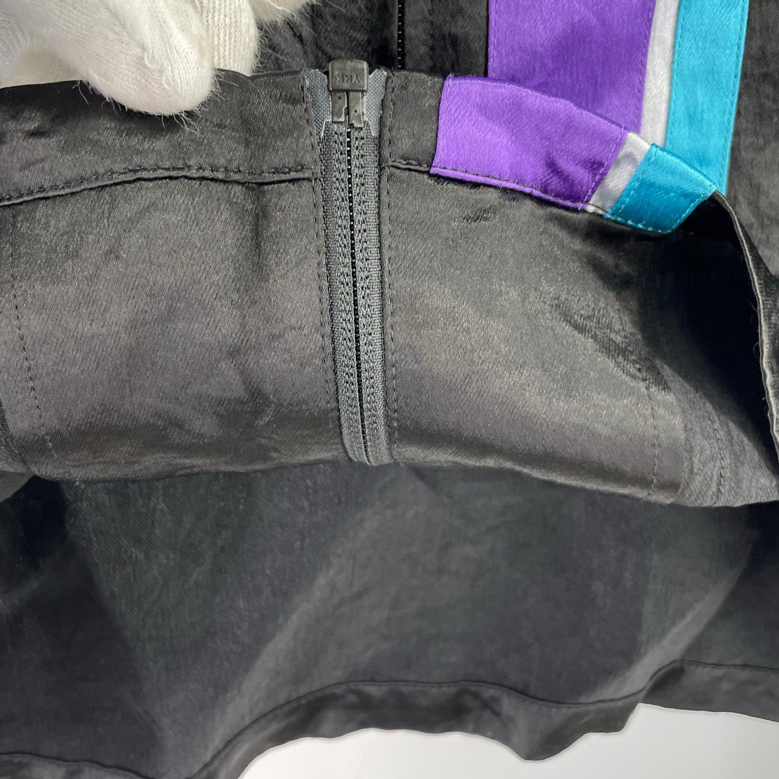 半袖シャツ 22ss Satin Zip Up S/S Work ブラック (M) M ブラック