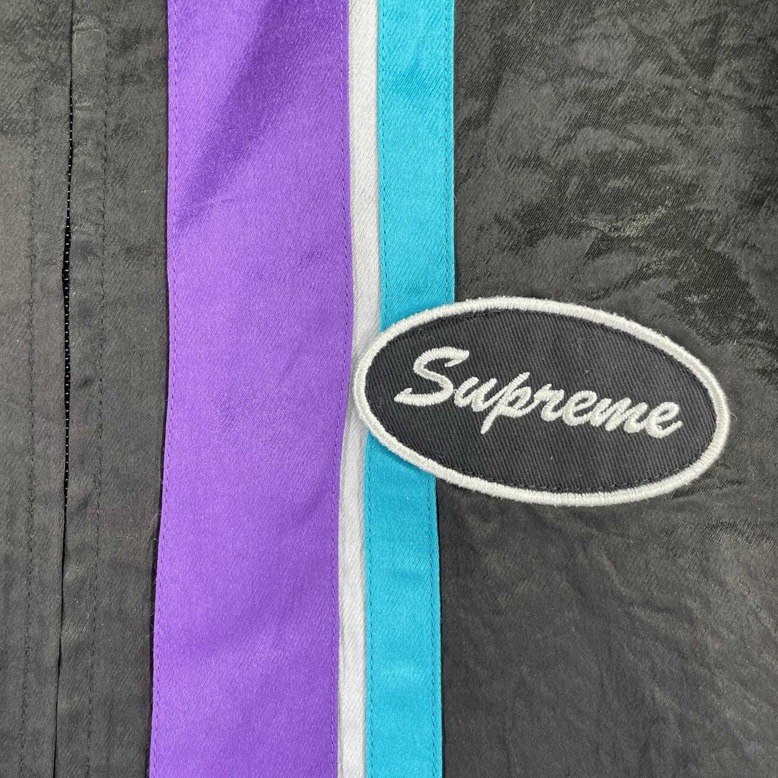 半袖シャツ 22ss Satin Zip Up S/S Work ブラック (M) M ブラック