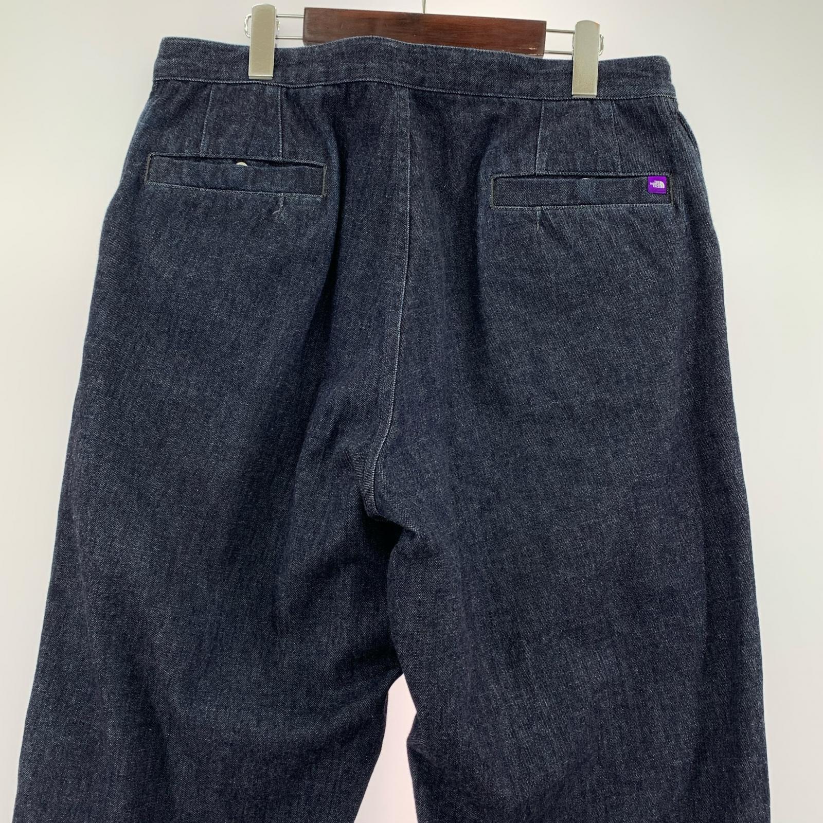 デニムパンツ THE NORTH FACE PURPLE LABEL Denim Wide Tapered Field Pants Indigo 34 ブルー