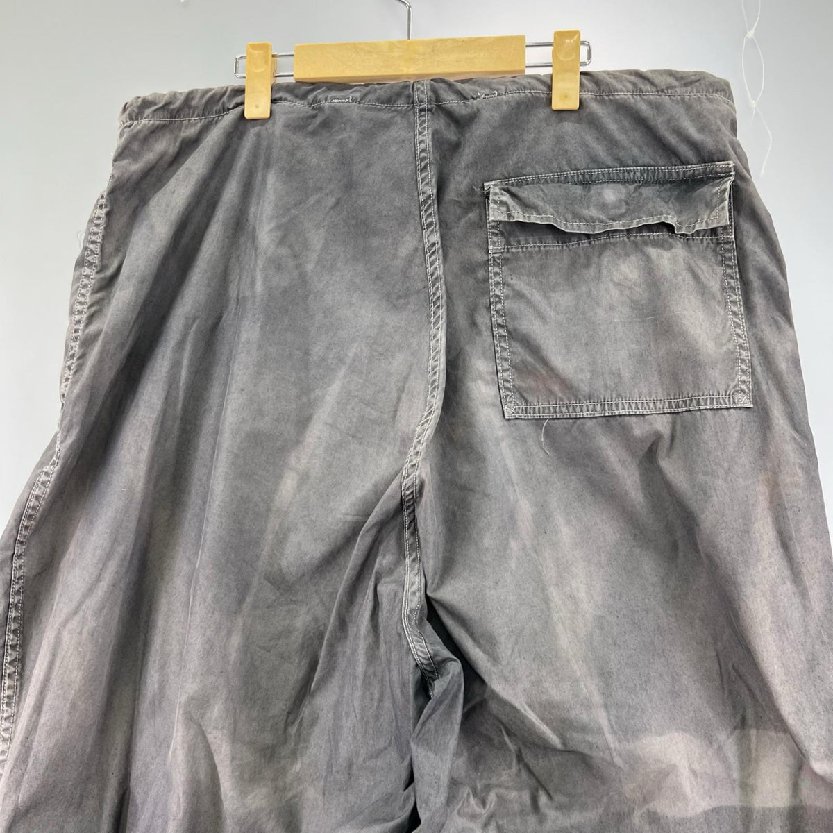 パンツ US ARMY 後染めスノーカモパンツ M グレー