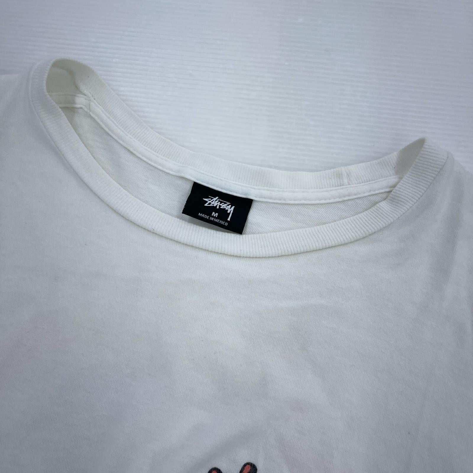 半袖Tシャツ ファイアー 8ボール M ホワイト