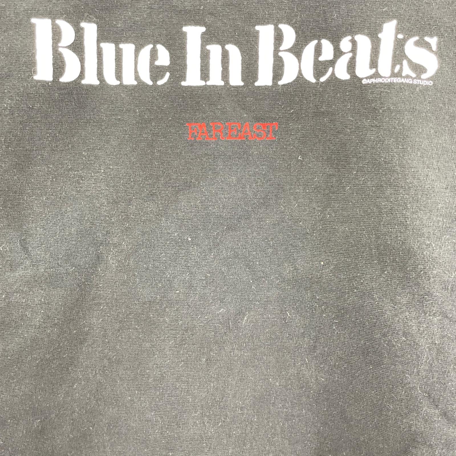 スウェット BUDSPOOL 舐達磨 BLUE IN BEATS ブラック