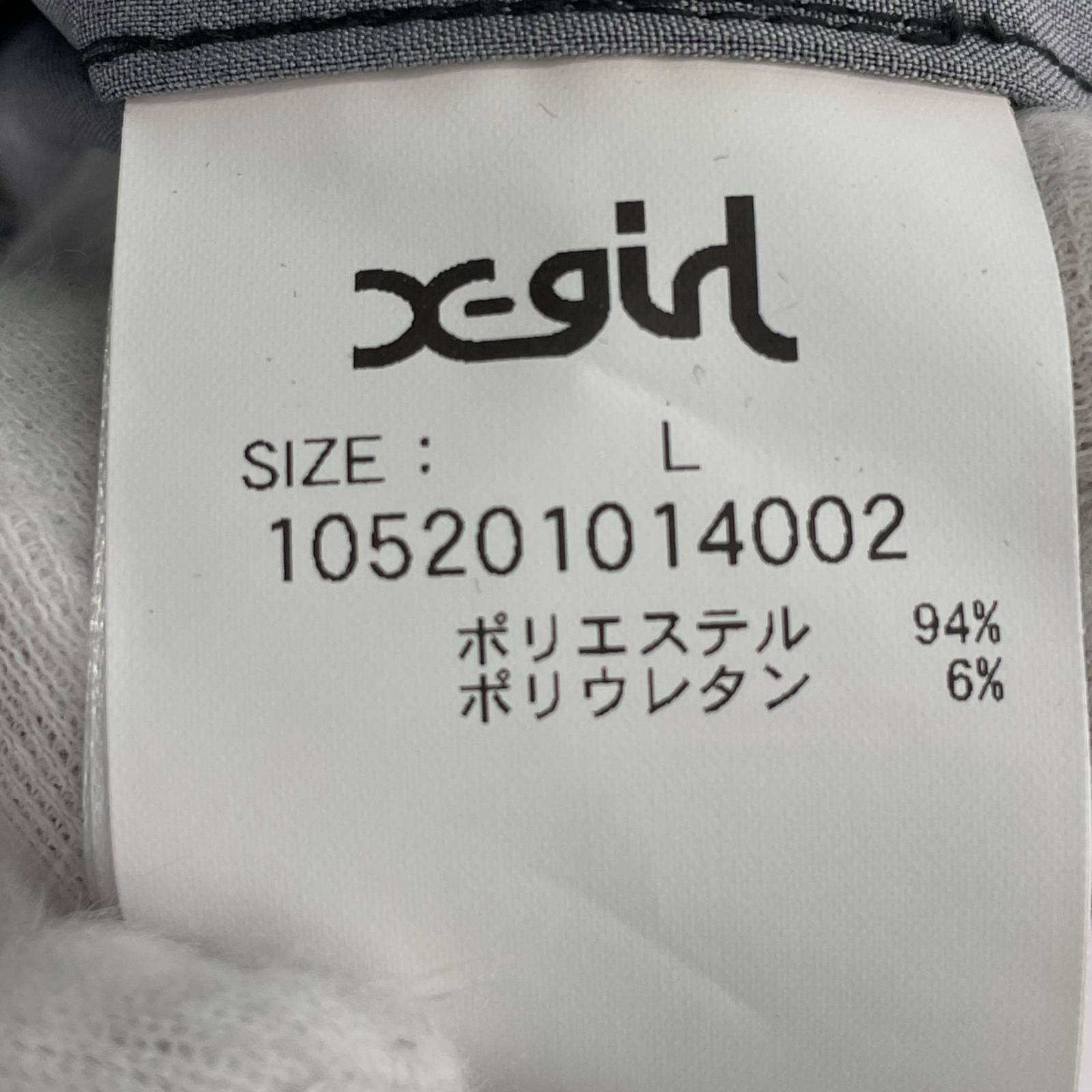 半袖シャツ X-girl×EVANGELION S/Sシャツ L L ブラック