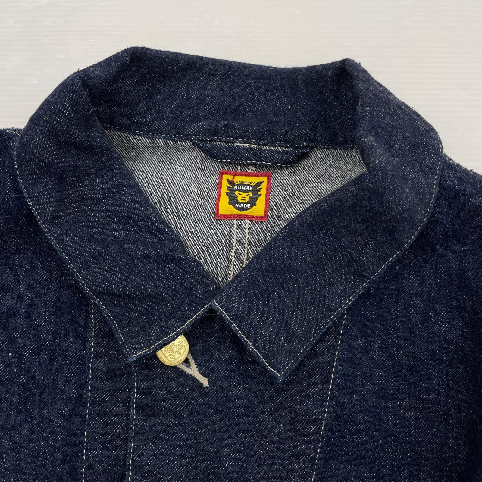 ジャケット HUMAN MADE 25SS DENIM COVERALL JACKET XXL インディゴ ブルー