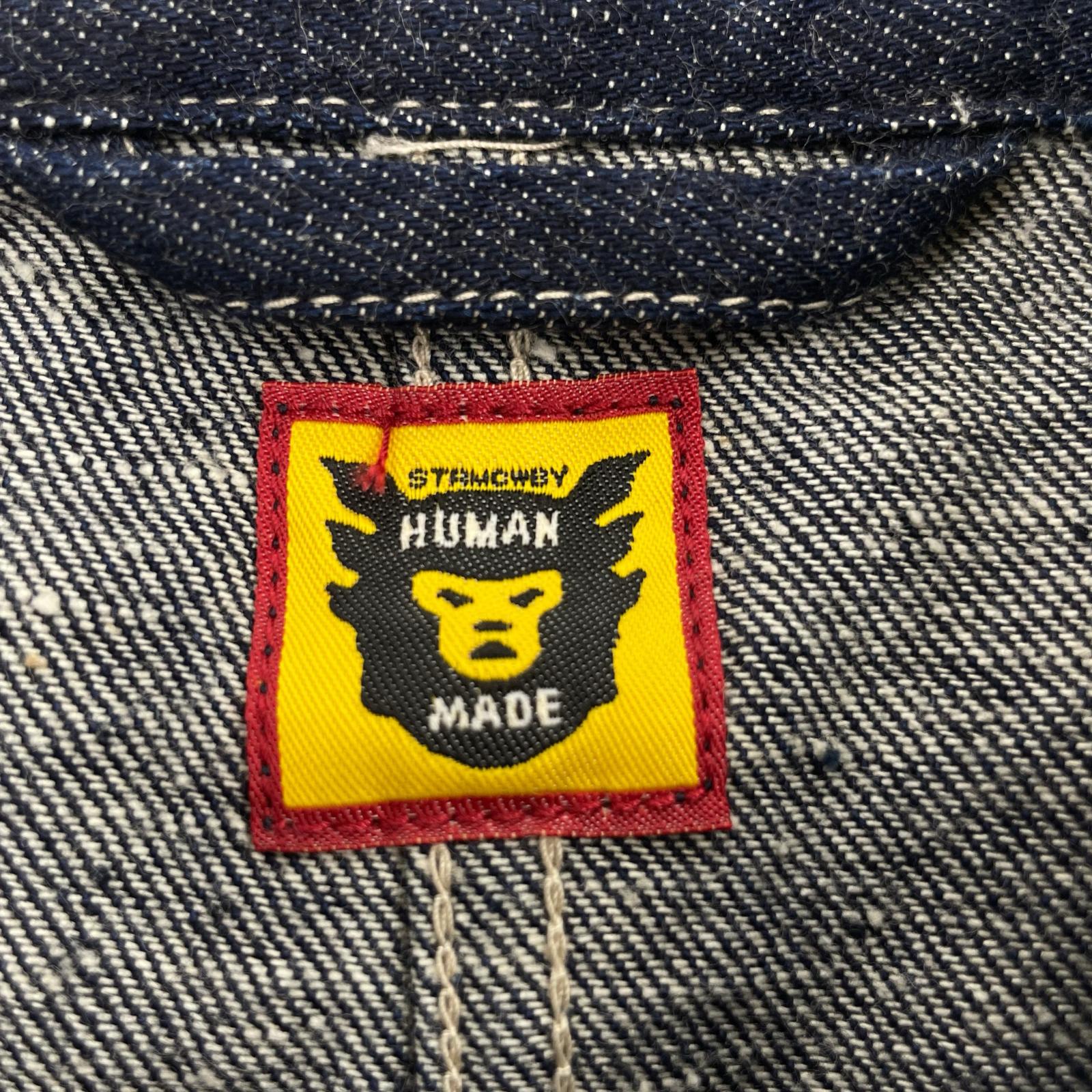 ジャケット HUMAN MADE 25SS DENIM COVERALL JACKET XXL インディゴ ブルー