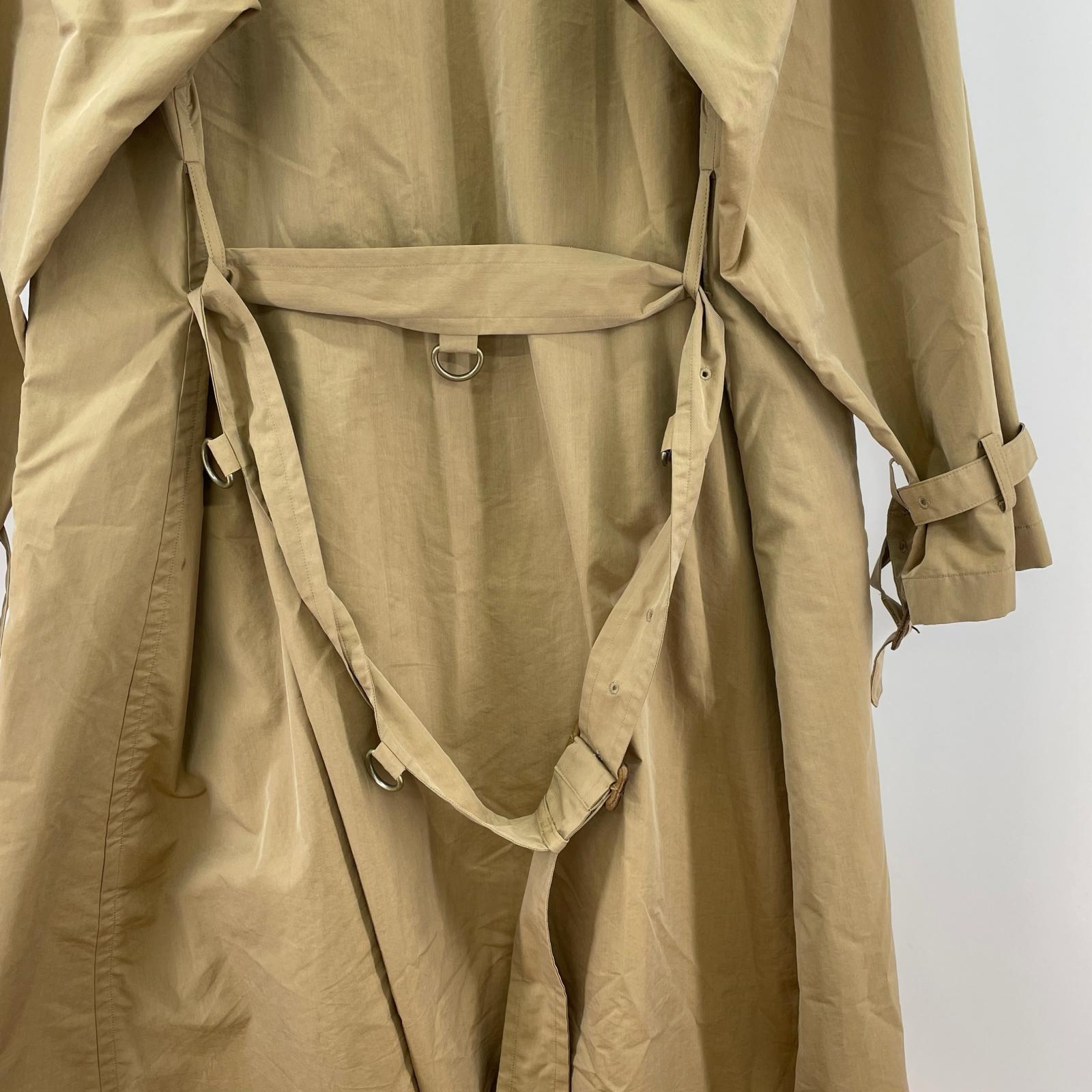 その他アウター FINX POLYESTER BIG TRENCH COAT 3 ベージュ