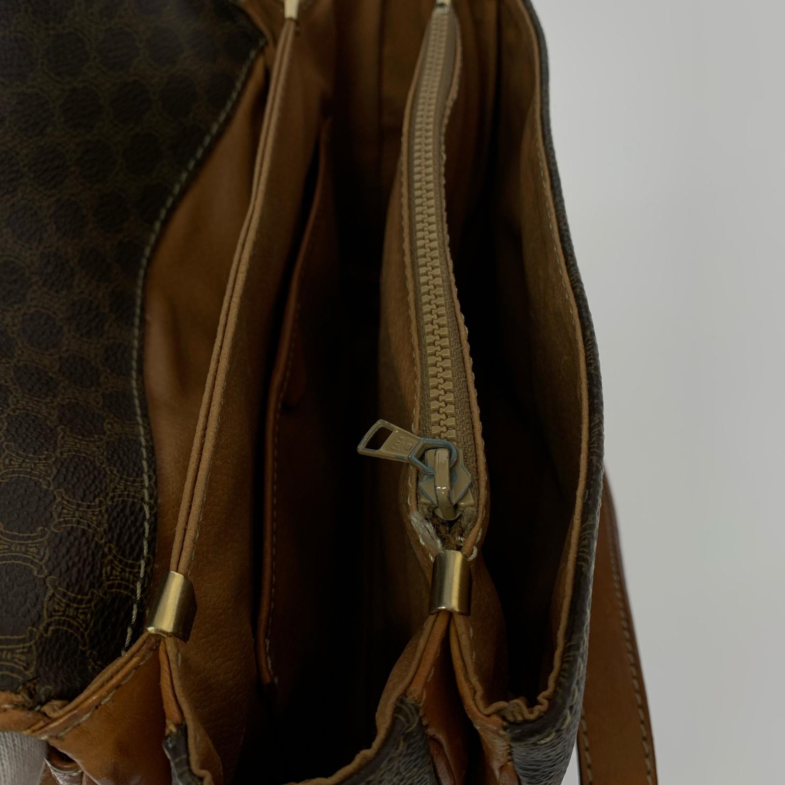 CELINE オールド マカダム柄 ショルダーバッグ