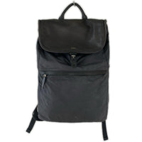 リュック・デイパック TUMI レザー×ナイロン バックパック 黒 ブラック
