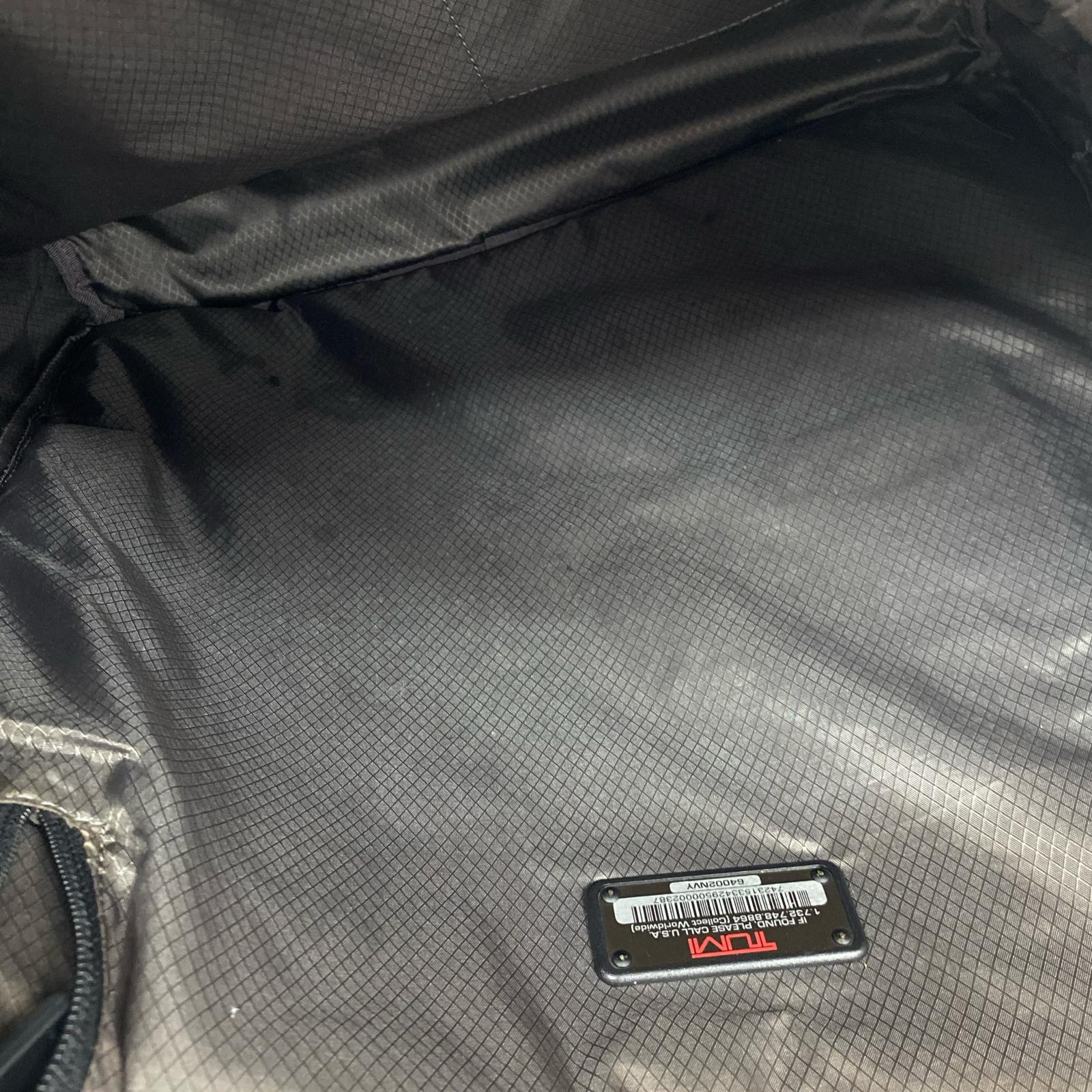 リュック・デイパック TUMI レザー×ナイロン バックパック 黒 ブラック