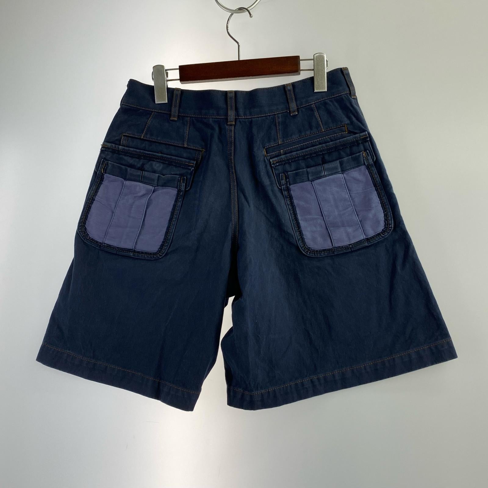 ショートパンツ HOMME PLUS 10SS ショートパンツ ネイビー