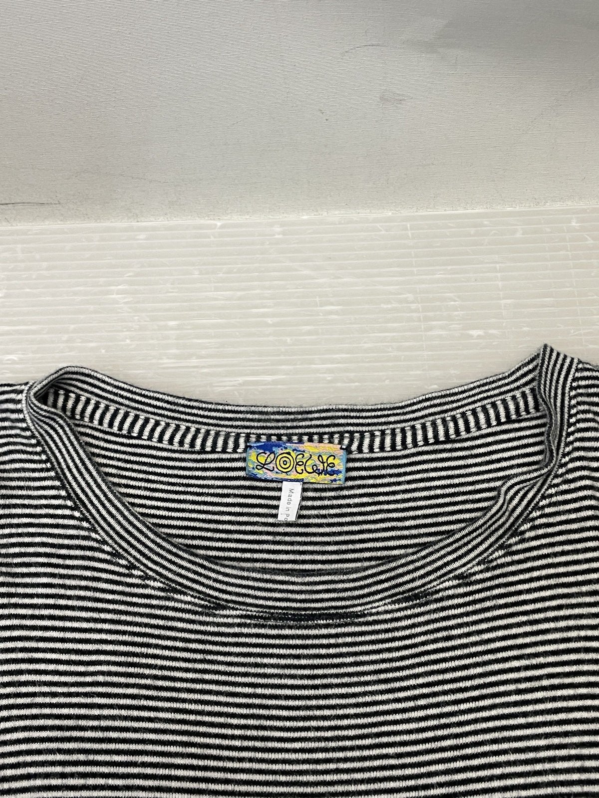 LOEWE 20SS Eye LOEWE Nature Stripe Cropped T-Shirt ボーダーTee M