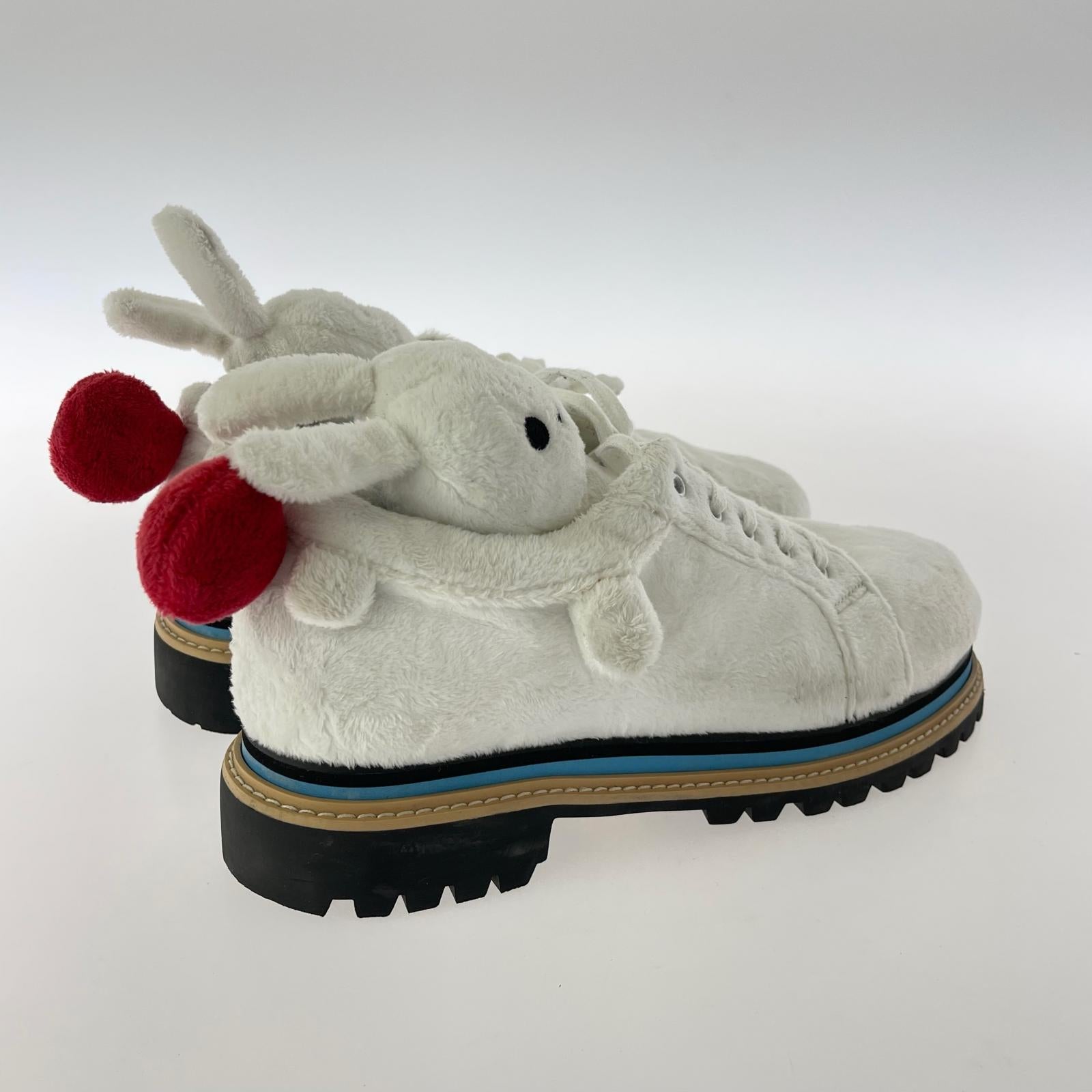 スニーカー うさちゃんシューズ 27.5cm 白 27.5cm (US9 1/2 UK9 EU45) ホワイト