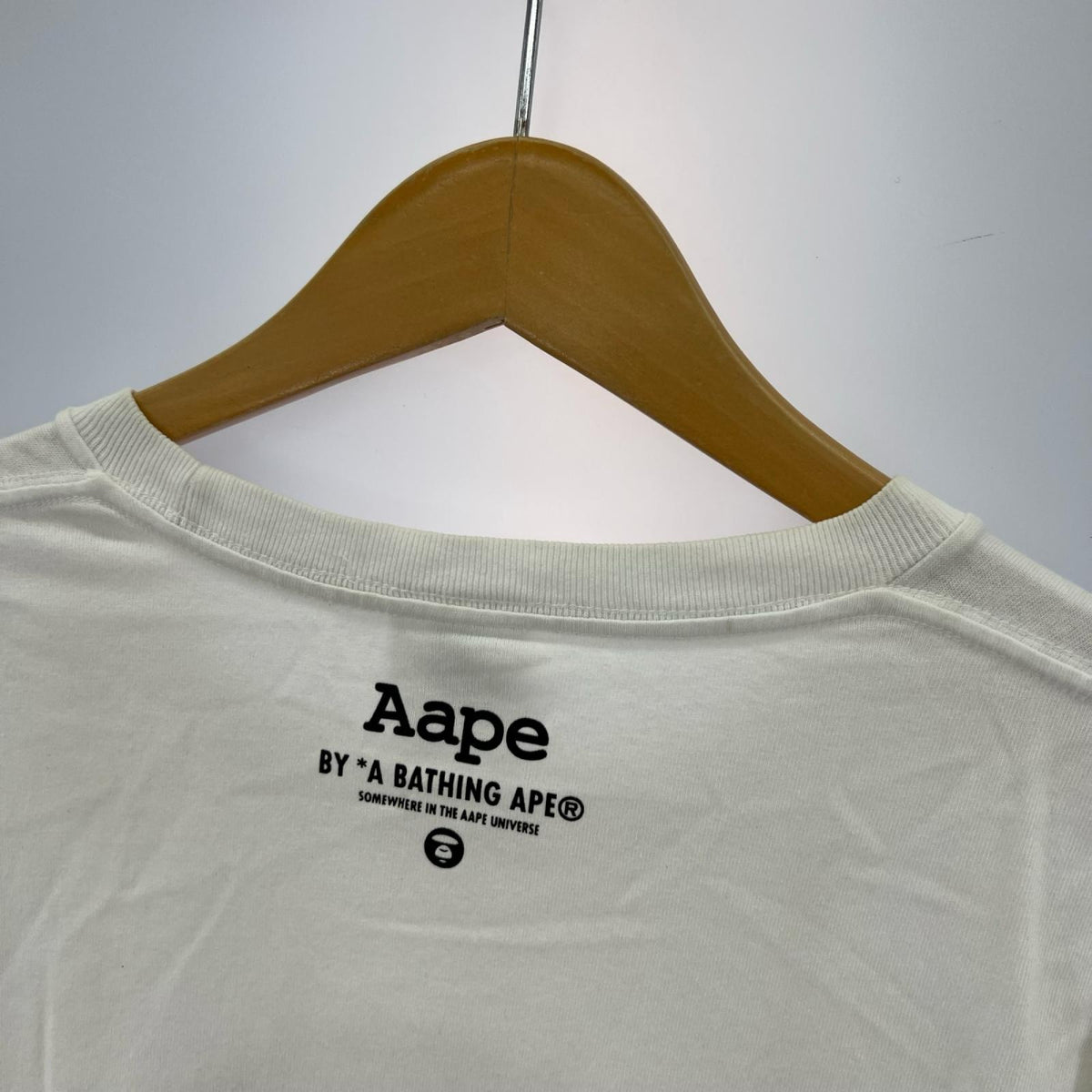 半袖Tシャツ Aape ロゴプリント 4ホワイト (L) L ホワイト