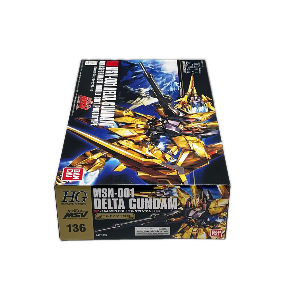 1/144 HGUC MSN-001 デルタガンダム 機動戦士ガンダムUC MSV BANDAI SPIRITS(バンダイスピリッツ) ガンプラ