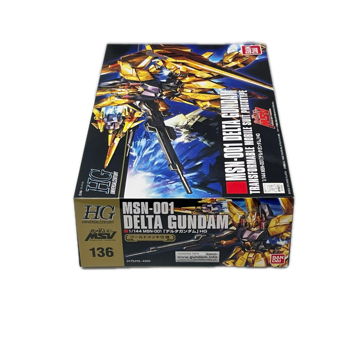1/144 HGUC MSN-001 デルタガンダム 機動戦士ガンダムUC MSV BANDAI SPIRITS(バンダイスピリッツ) ガンプラ
