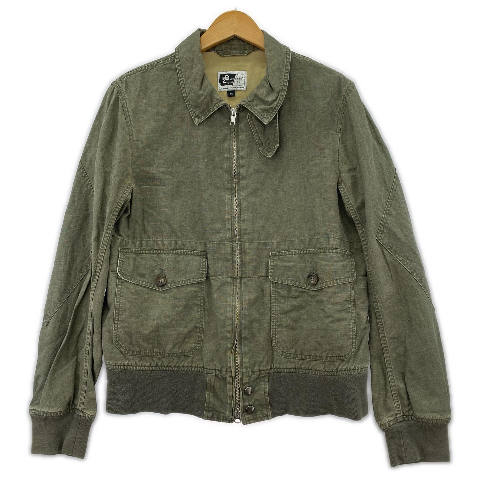 ジャケット リネンタンカースジャケット OLV (M) M