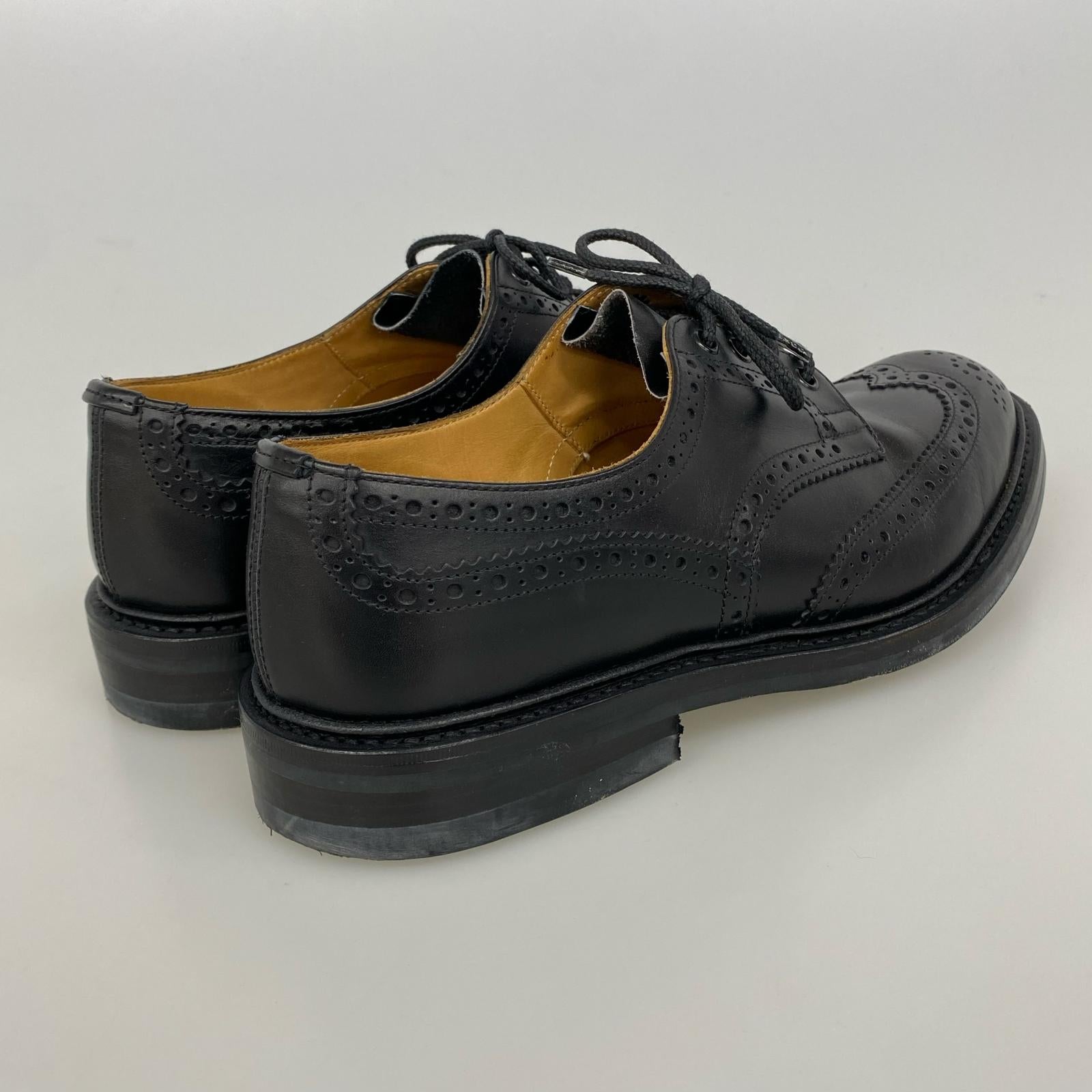 シューズ BOURTON ウィングチップシューズ (9 1/2) 黒 ブラック