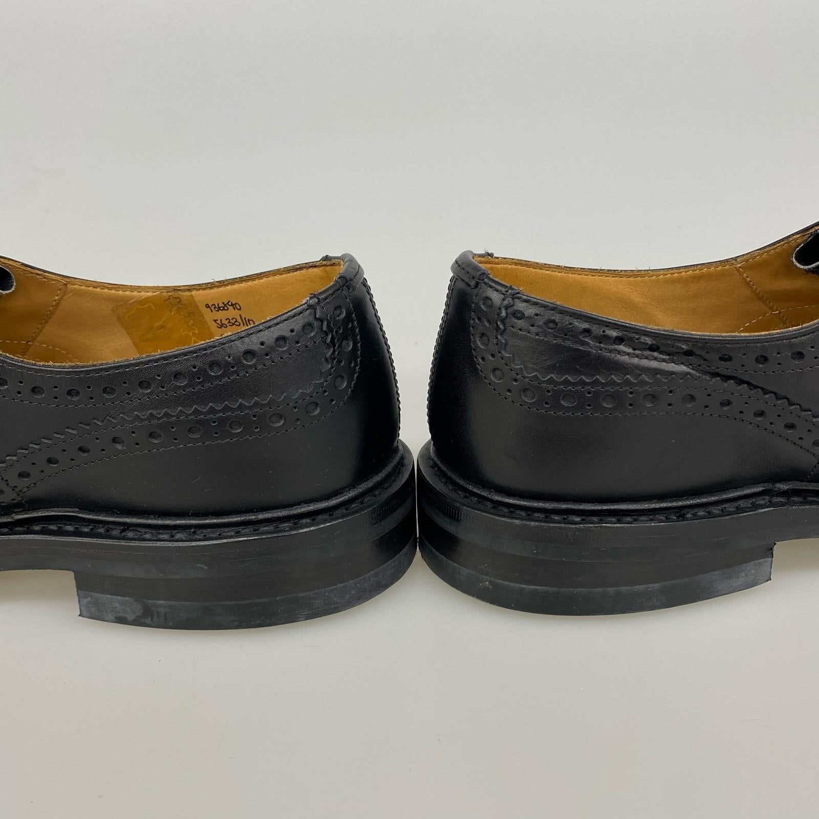 シューズ BOURTON ウィングチップシューズ (9 1/2) 黒 ブラック