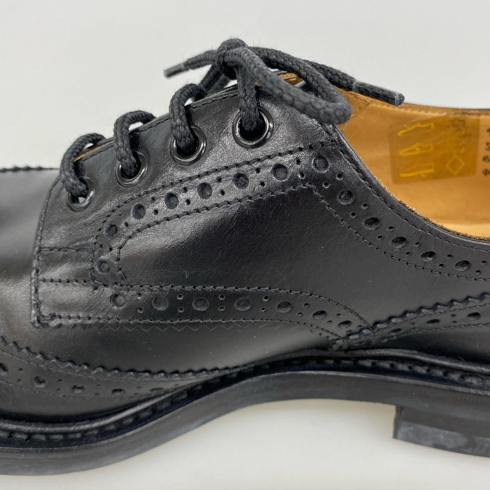 シューズ BOURTON ウィングチップシューズ (9 1/2) 黒 ブラック