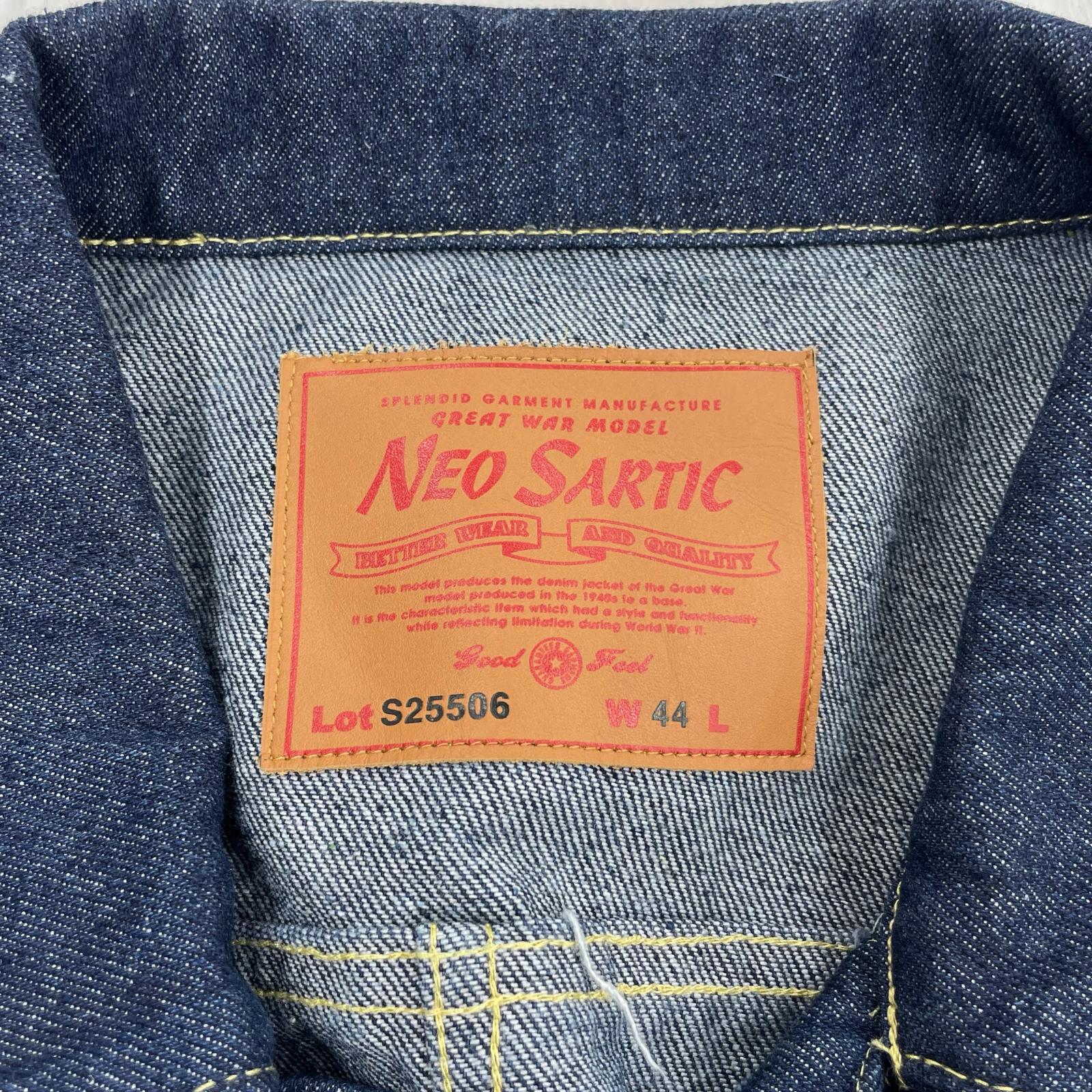 デニムジャケット NEO SARTIC (44) 44 ネイビー
